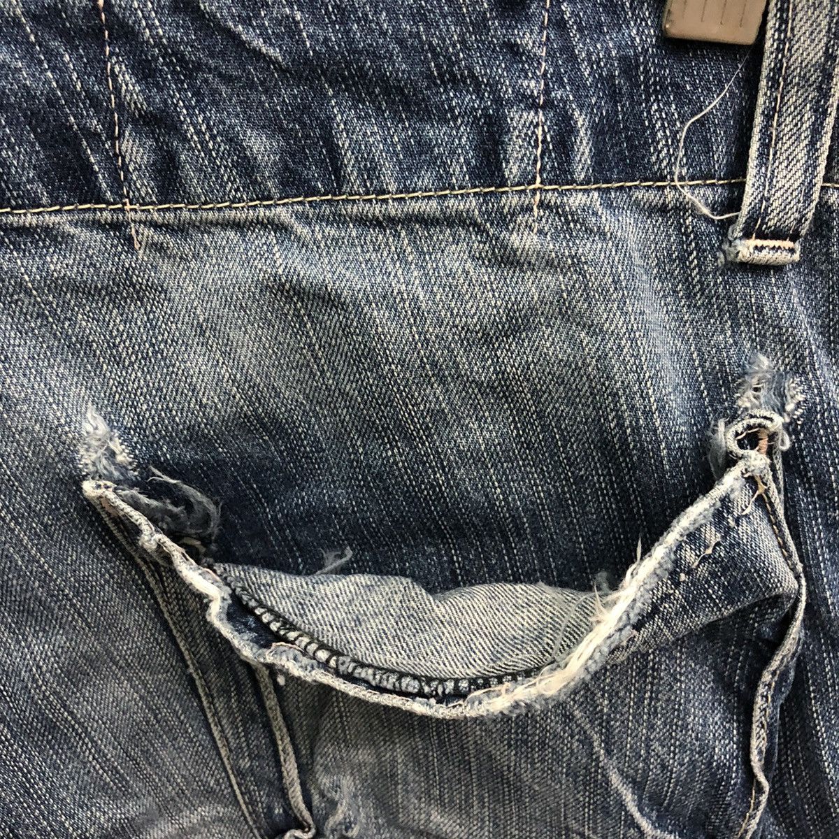 Johnbull john bull distressed denim Size US 31 - 12 Thumbnail