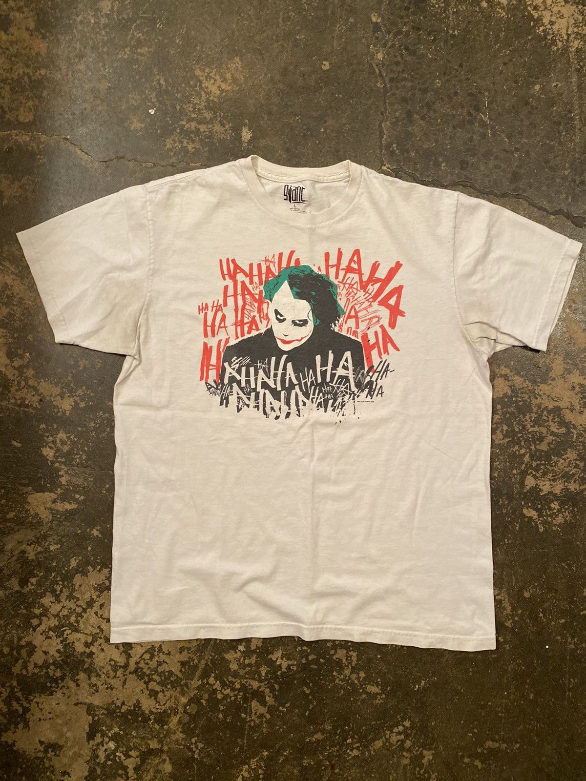 Vintage Giant DC Comics The Dark Knight Heath Ledger Joker T