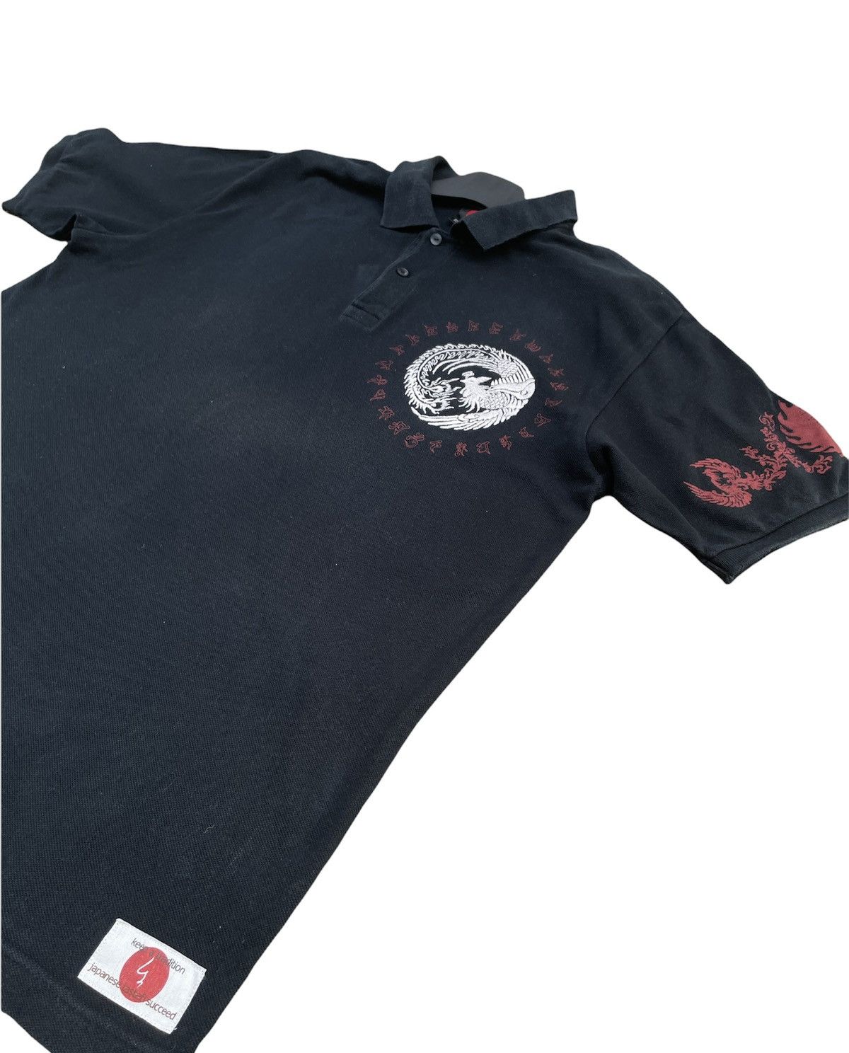 Japanese Brand Cab Clothing Pheonix Polo Tshirt Size US XL / EU 56 / 4 - 3 Thumbnail