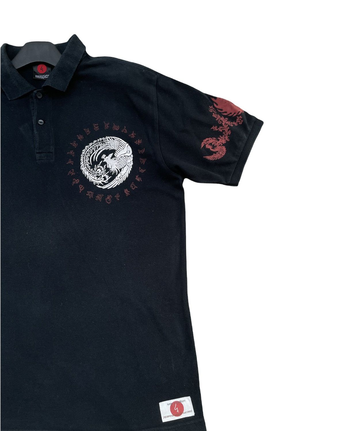 Japanese Brand Cab Clothing Pheonix Polo Tshirt Size US XL / EU 56 / 4 - 4 Thumbnail