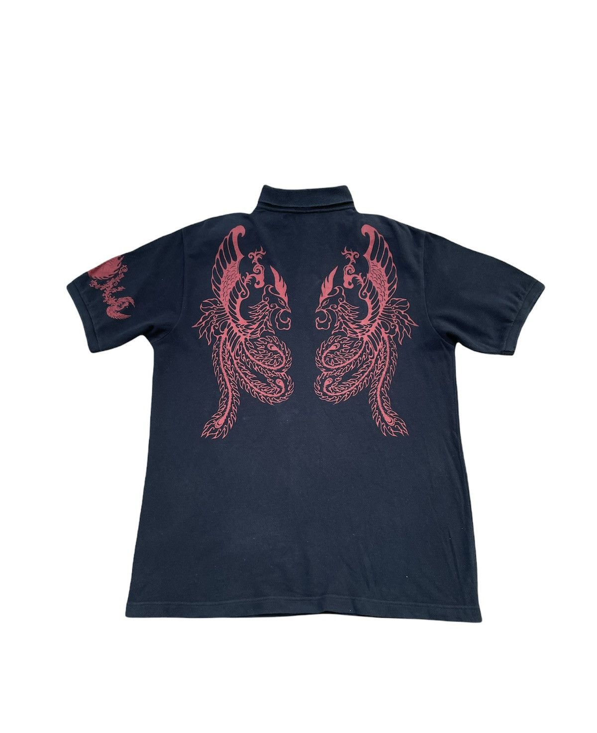 Japanese Brand Cab Clothing Pheonix Polo Tshirt Size US XL / EU 56 / 4 - 1 Thumbnail