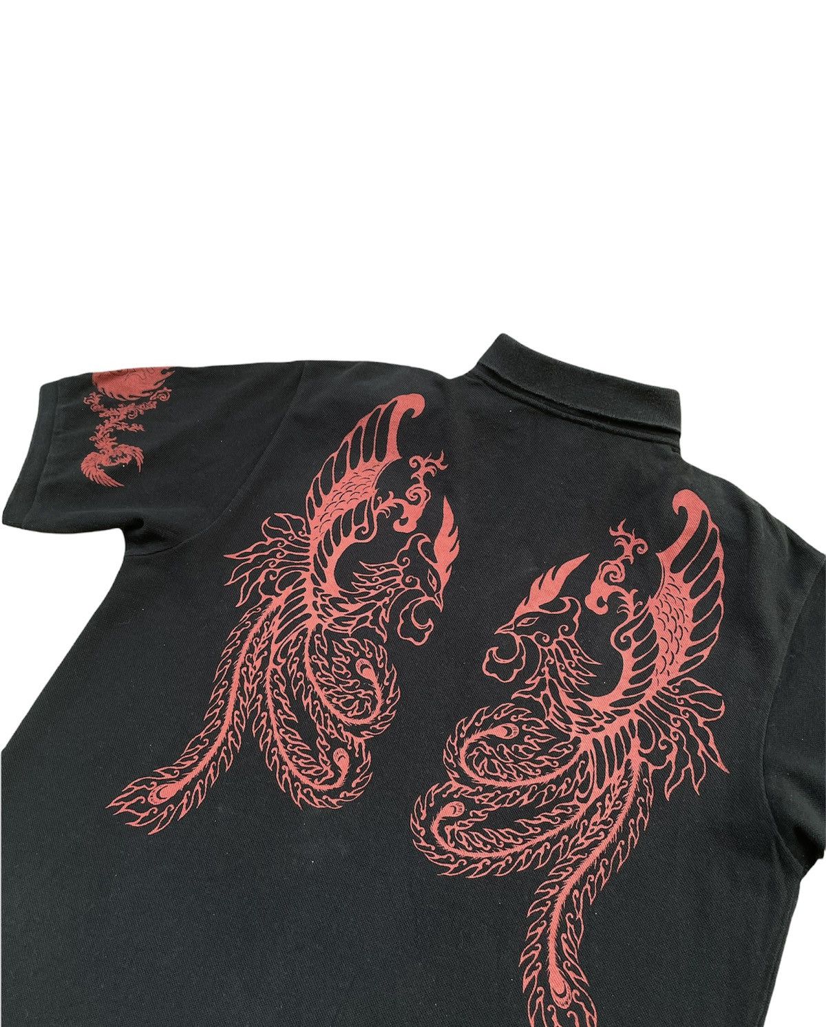 Japanese Brand Cab Clothing Pheonix Polo Tshirt Size US XL / EU 56 / 4 - 8 Thumbnail