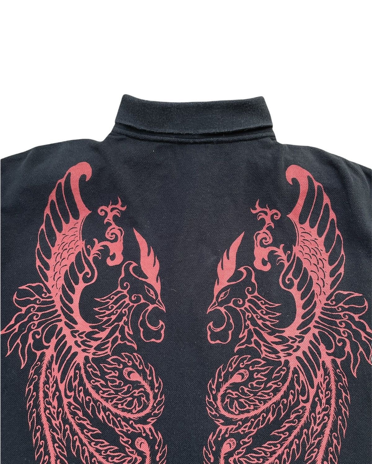 Japanese Brand Cab Clothing Pheonix Polo Tshirt Size US XL / EU 56 / 4 - 9 Thumbnail