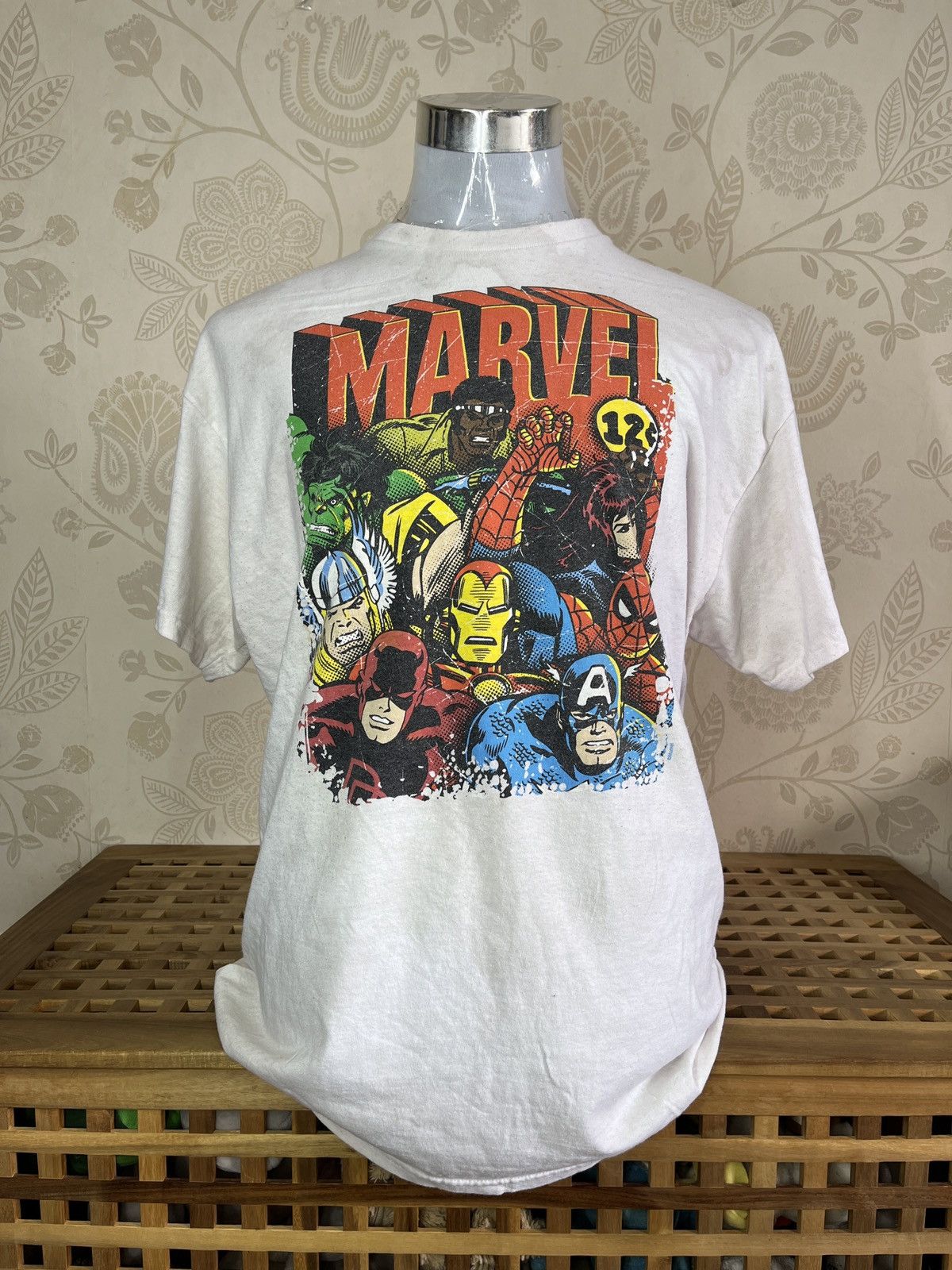 Iconic Marvel Comic Cover 12¢ Vintage Y2K Tees