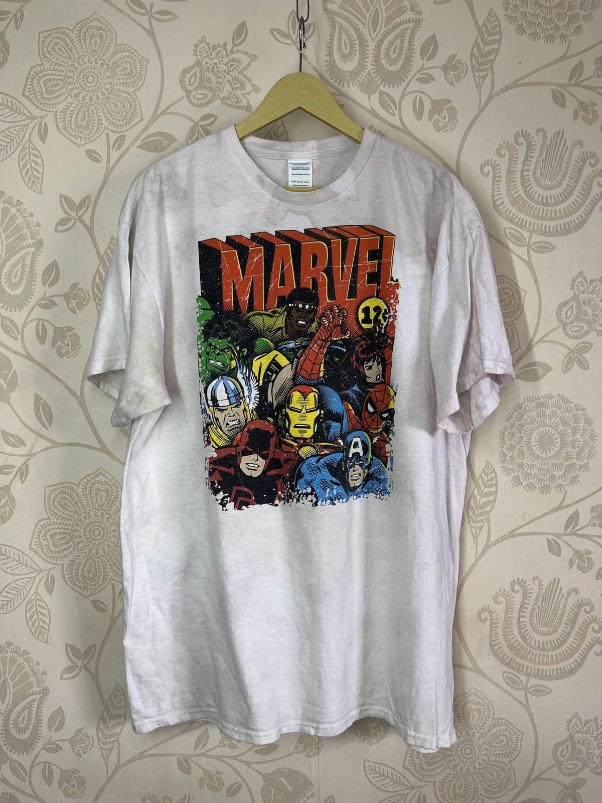 Marvel Comics × Vintage Iconic Marvel Comic Cover 12¢ Vintage Y2K Tees Size US XL / EU 56 / 4 - 17 Thumbnail
