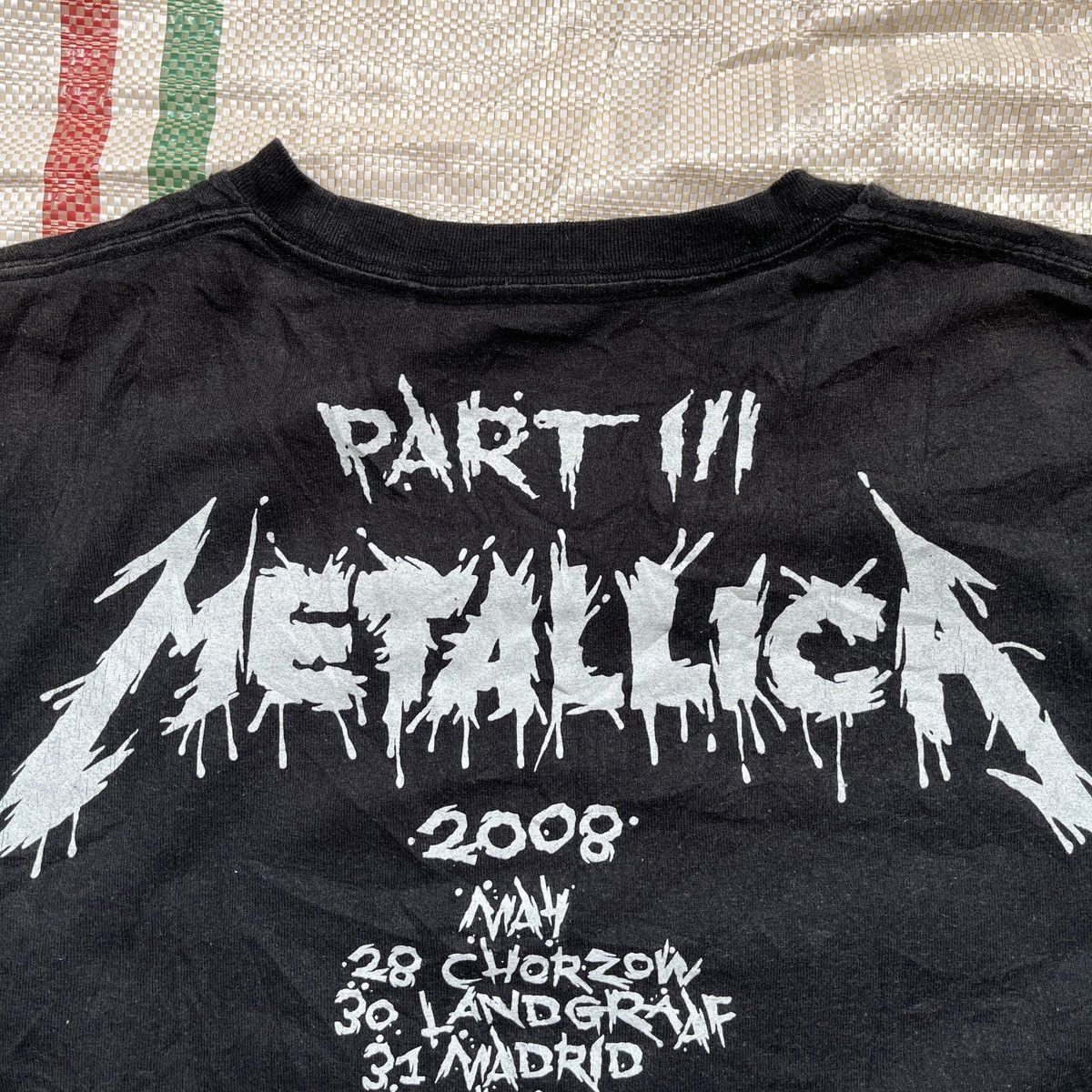 Metallica × Uniqlo Front Logo Metallica Concert Tour 2008 Part III Uniqlo Size US M / EU 48-50 / 2 - 15 Thumbnail