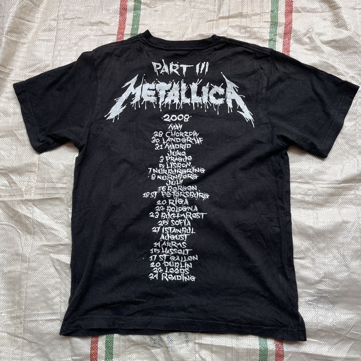 Metallica × Uniqlo Front Logo Metallica Concert Tour 2008 Part III Uniqlo Size US M / EU 48-50 / 2 - 16 Thumbnail