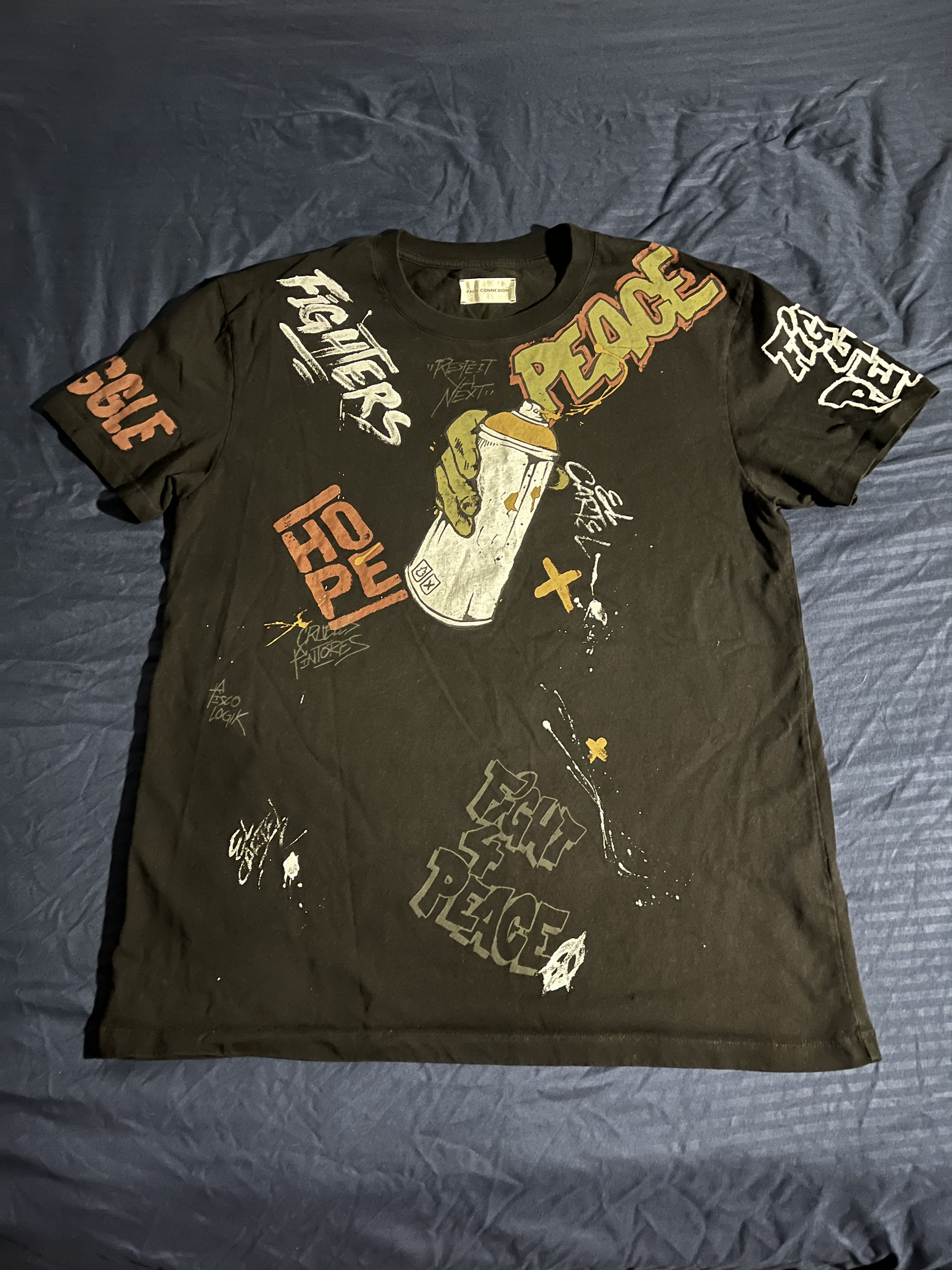 Faith Connexion X Pisco Logik Graffiti Art tee