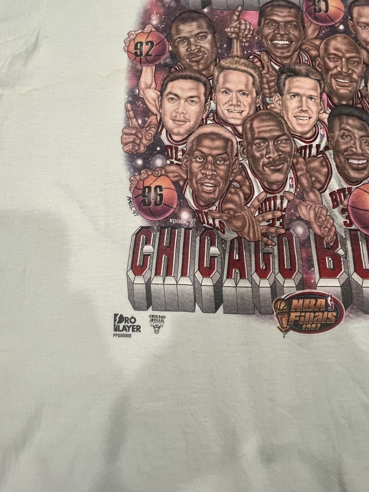 NBA × Pro Player × Vintage Vintage Pro Player Chicago 97 rodman distressed Size US L / EU 52-54 / 3 - 7 Thumbnail