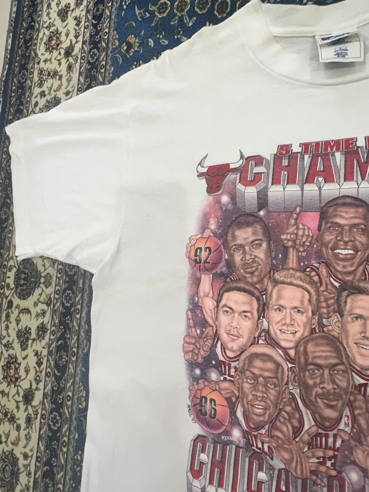 NBA × Pro Player × Vintage Vintage Pro Player Chicago 97 rodman distressed Size US L / EU 52-54 / 3 - 4 Thumbnail