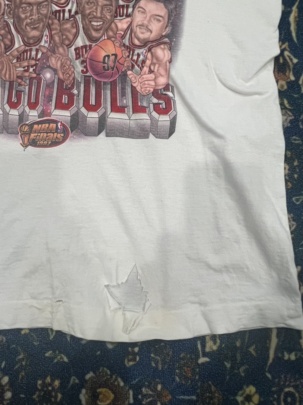 NBA × Pro Player × Vintage Vintage Pro Player Chicago 97 rodman distressed Size US L / EU 52-54 / 3 - 6 Thumbnail