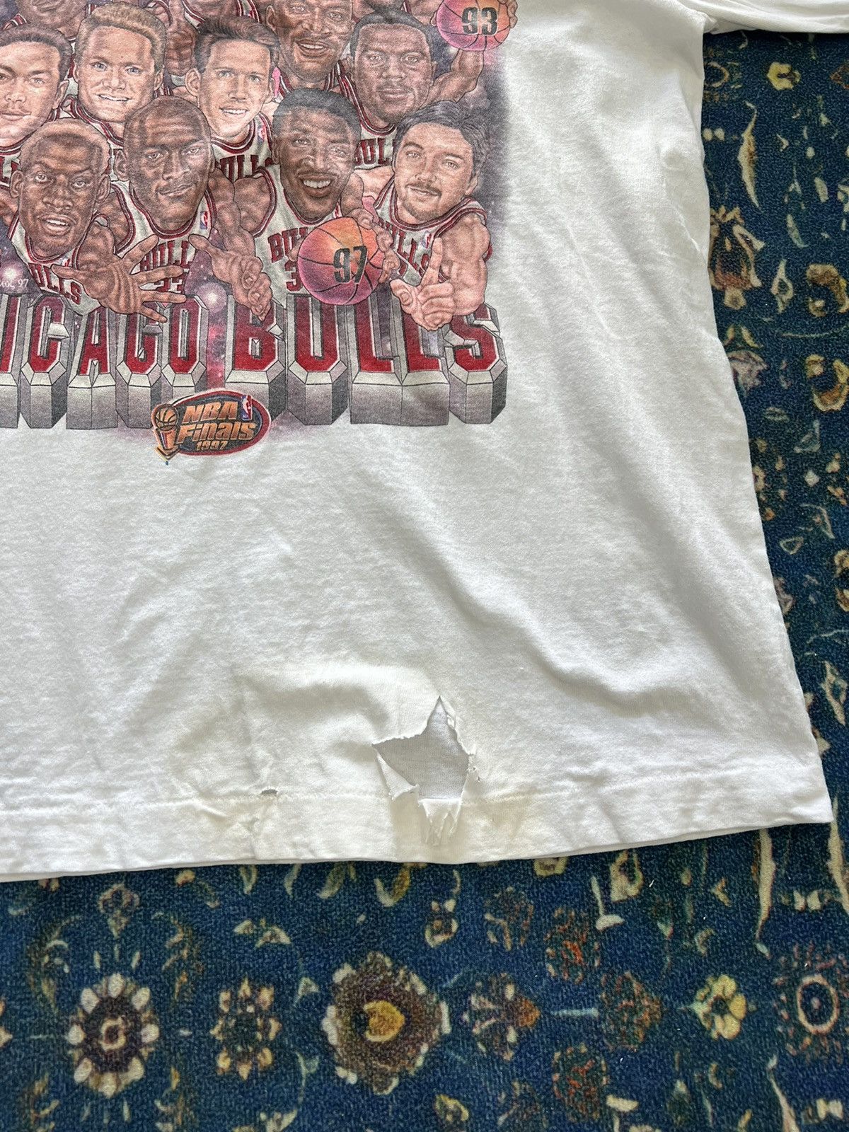 NBA × Pro Player × Vintage Vintage Pro Player Chicago 97 rodman distressed Size US L / EU 52-54 / 3 - 3 Thumbnail