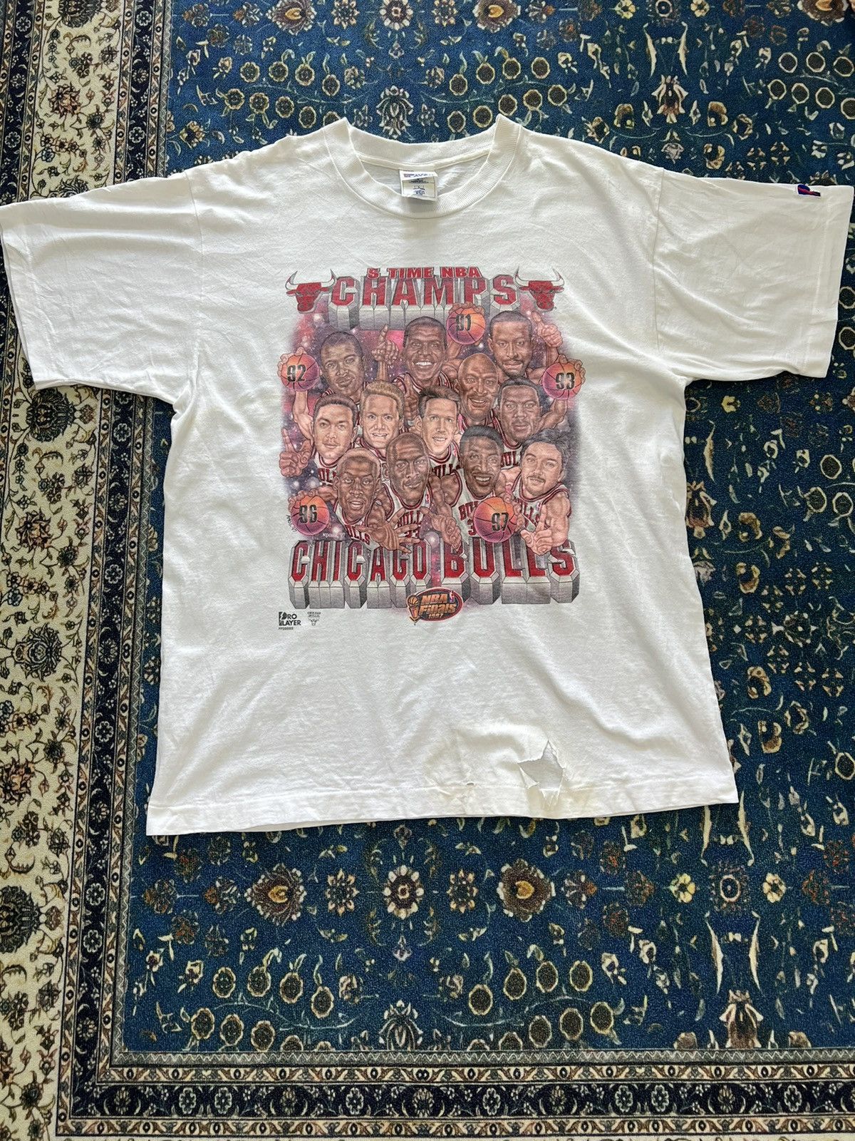 NBA × Pro Player × Vintage Vintage Pro Player Chicago 97 rodman distressed Size US L / EU 52-54 / 3 - 2 Thumbnail