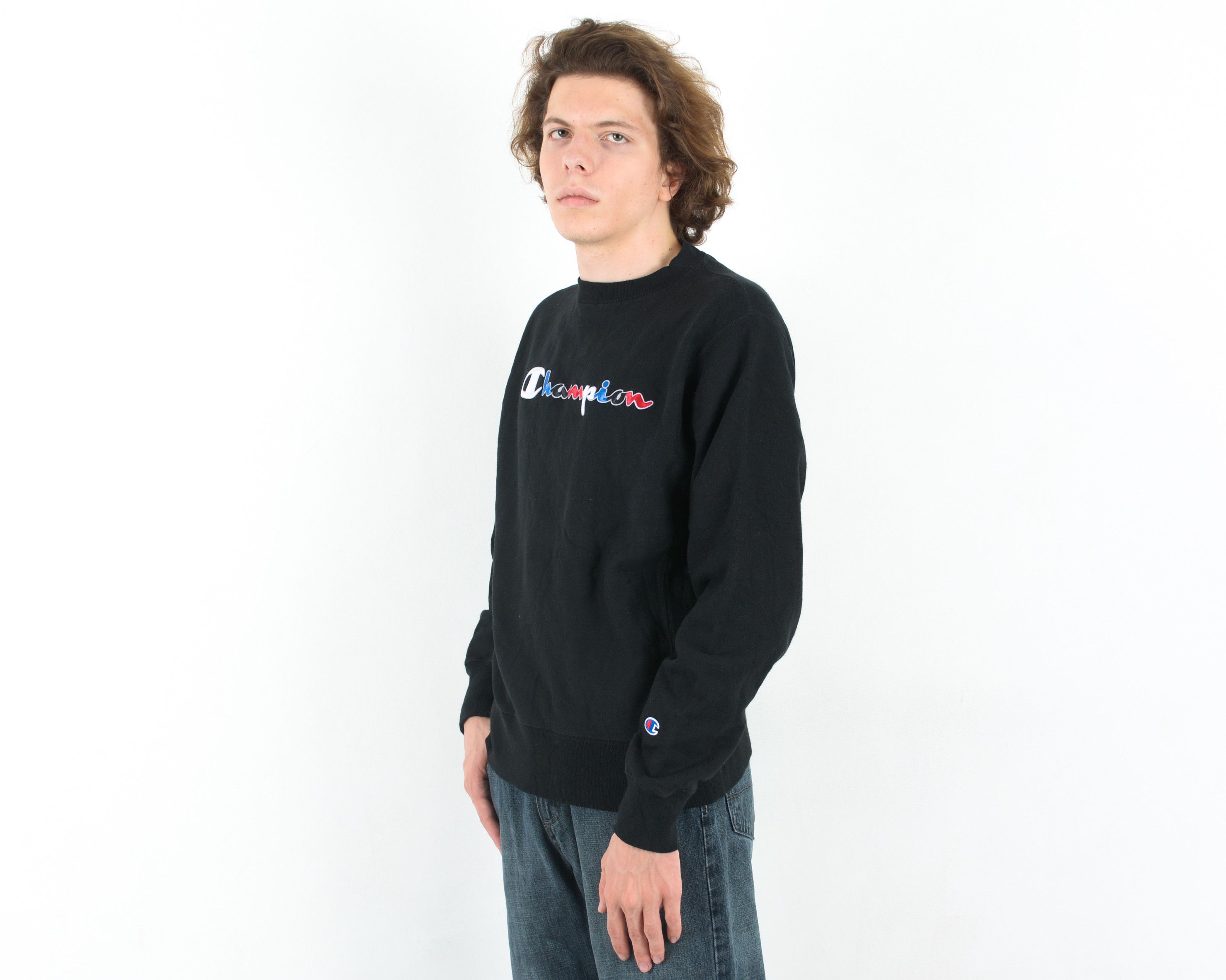 Champion × Vintage Sweatshirt Jumper Reverse Weave Sweater Retro Pullover Size US S / EU 44-46 / 1 - 3 Thumbnail