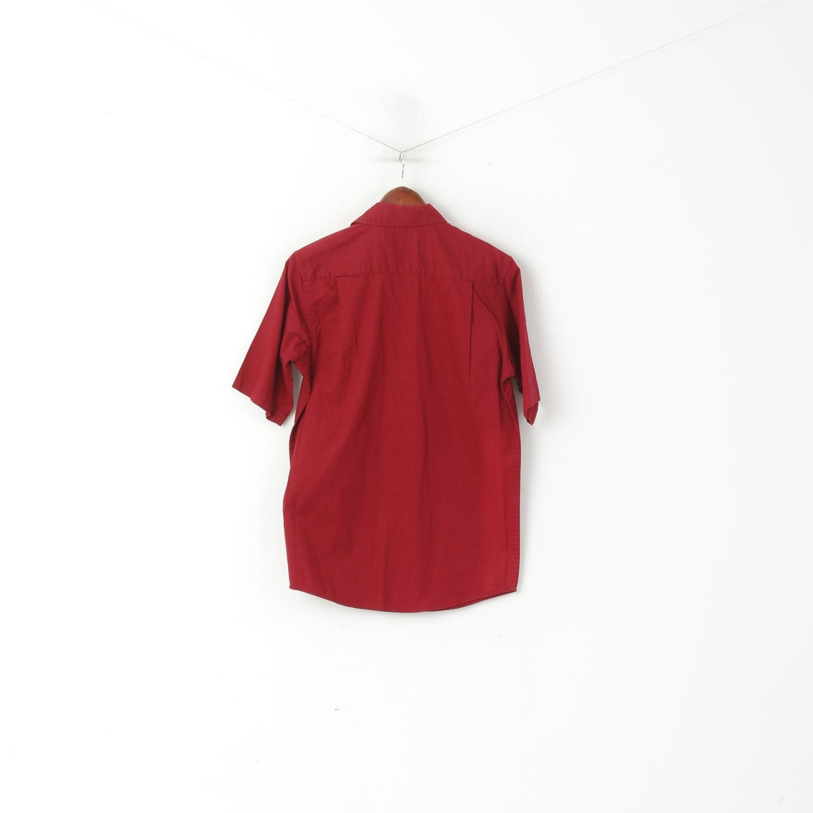 Wrangler Wrangler Men S Casual Shirt Maroon Vintage 2943 Size US S / EU 44-46 / 1 - 5 Thumbnail