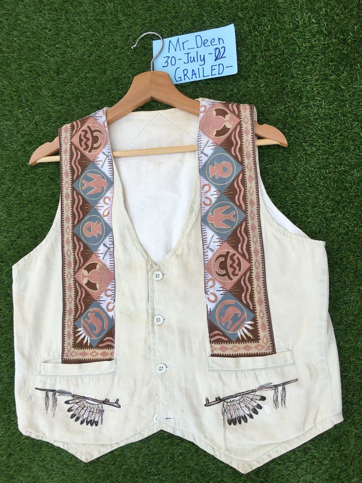 Vintage Rare Vintage Bohemian Vests Size US M / EU 48-50 / 2 - 3 Thumbnail