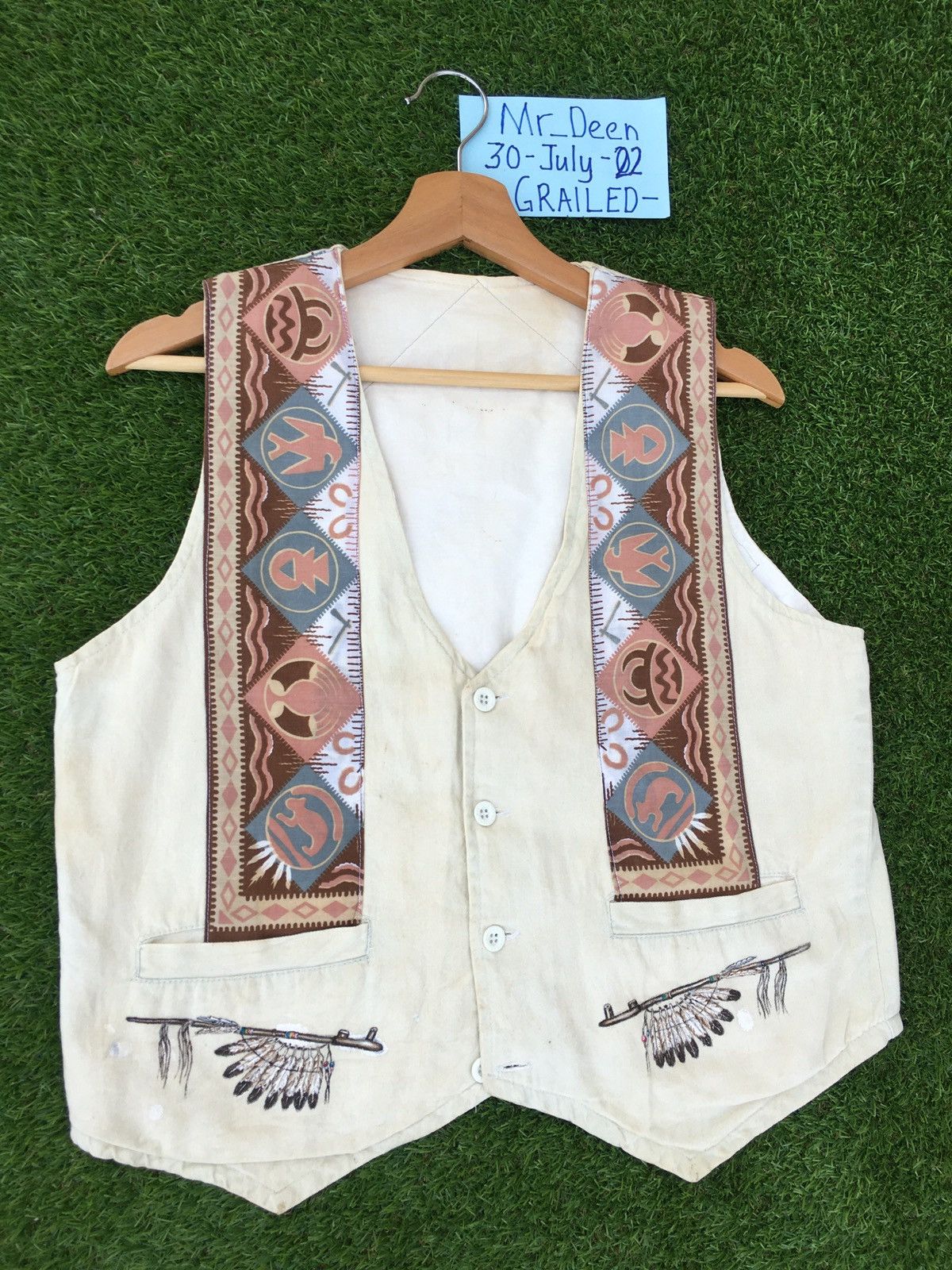 Vintage Rare Vintage Bohemian Vests Size US M / EU 48-50 / 2 - 2 Thumbnail