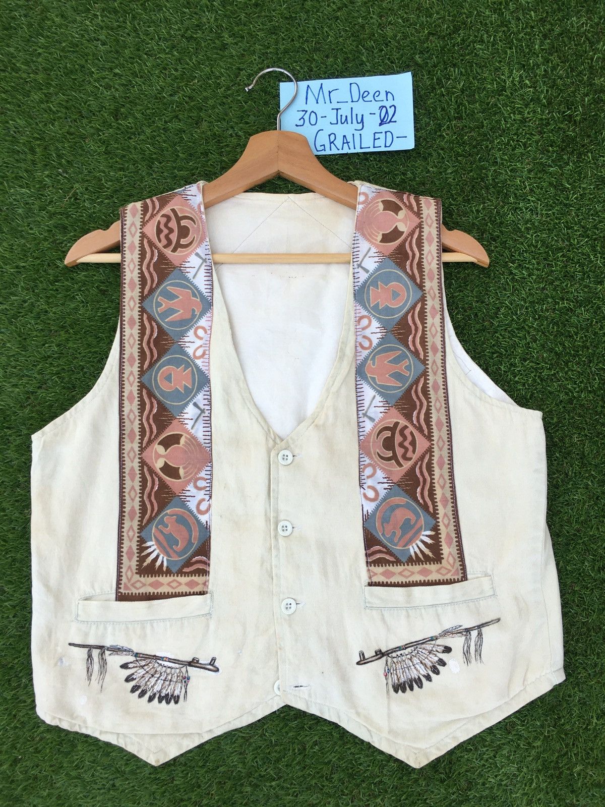 Vintage Rare Vintage Bohemian Vests Size US M / EU 48-50 / 2 - 1 Thumbnail