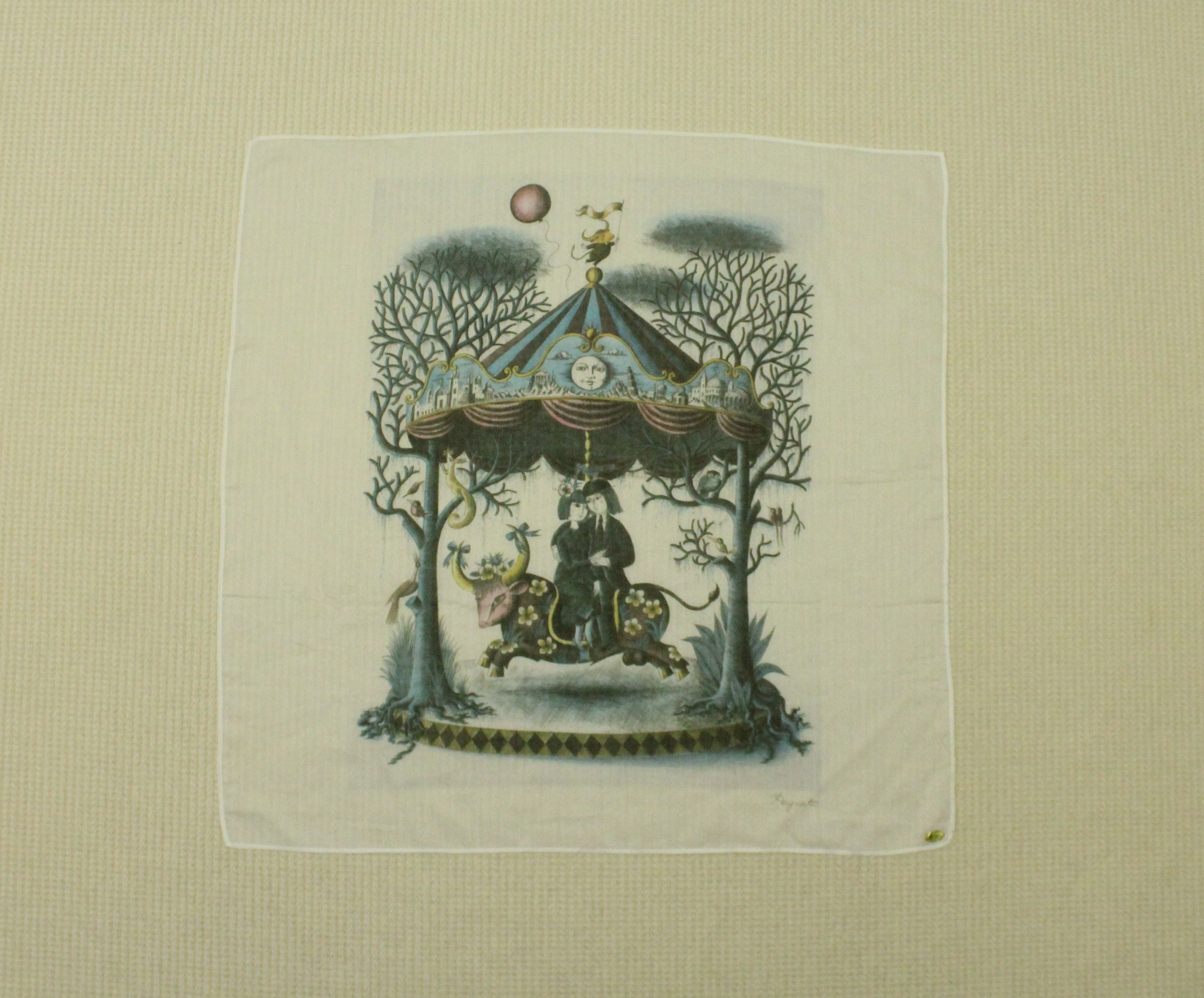 Vintage RAYMOND PEYNET Handkerchief Neckerchief Bandana ART Japan Size ONE SIZE - 1 Thumbnail