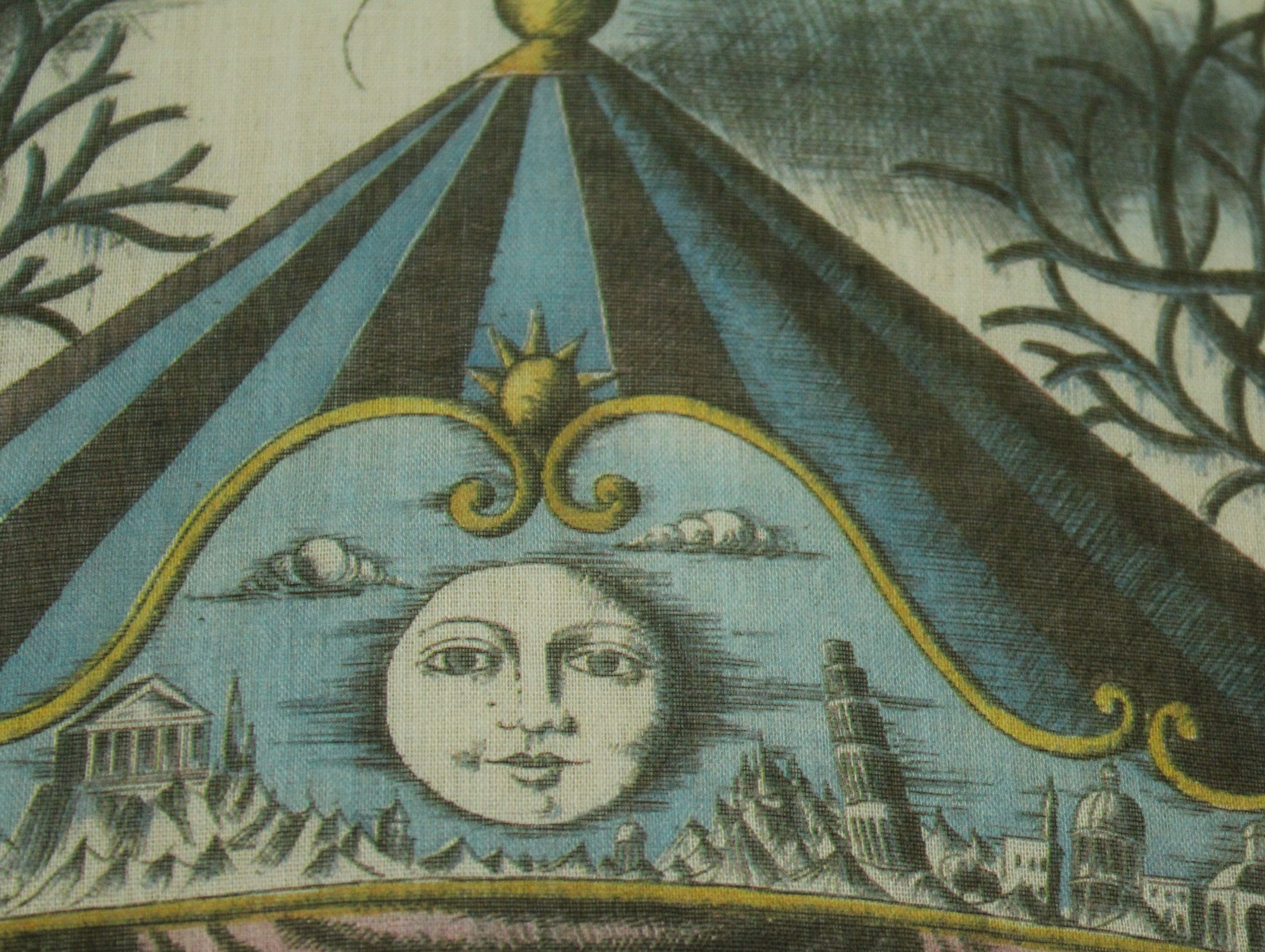 Vintage RAYMOND PEYNET Handkerchief Neckerchief Bandana ART Japan Size ONE SIZE - 5 Thumbnail