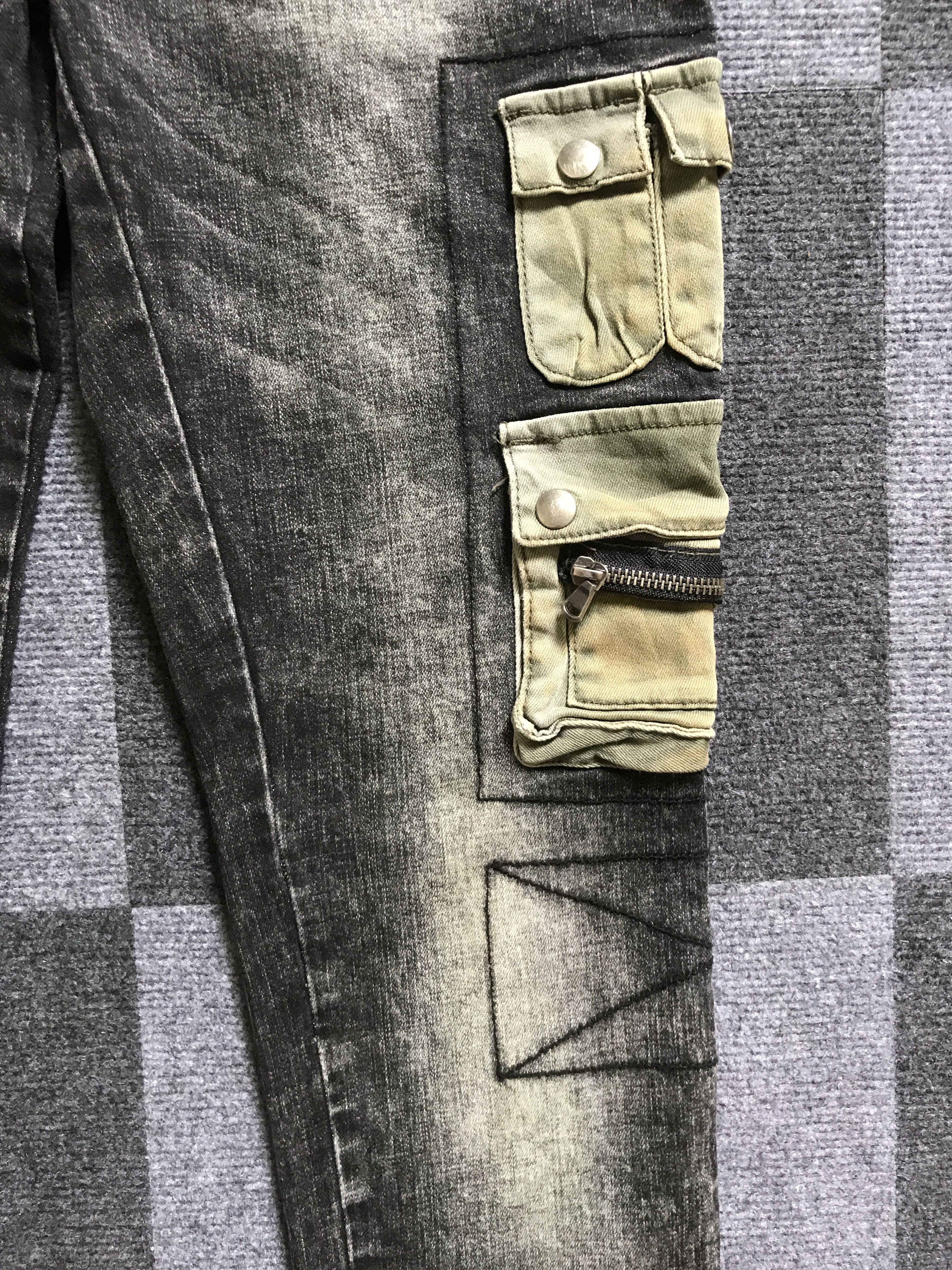 Seditionaries CP248 STAPLE Seditionaries Parachute Hybrid Skinny Jeans Size US 31 - 8 Thumbnail