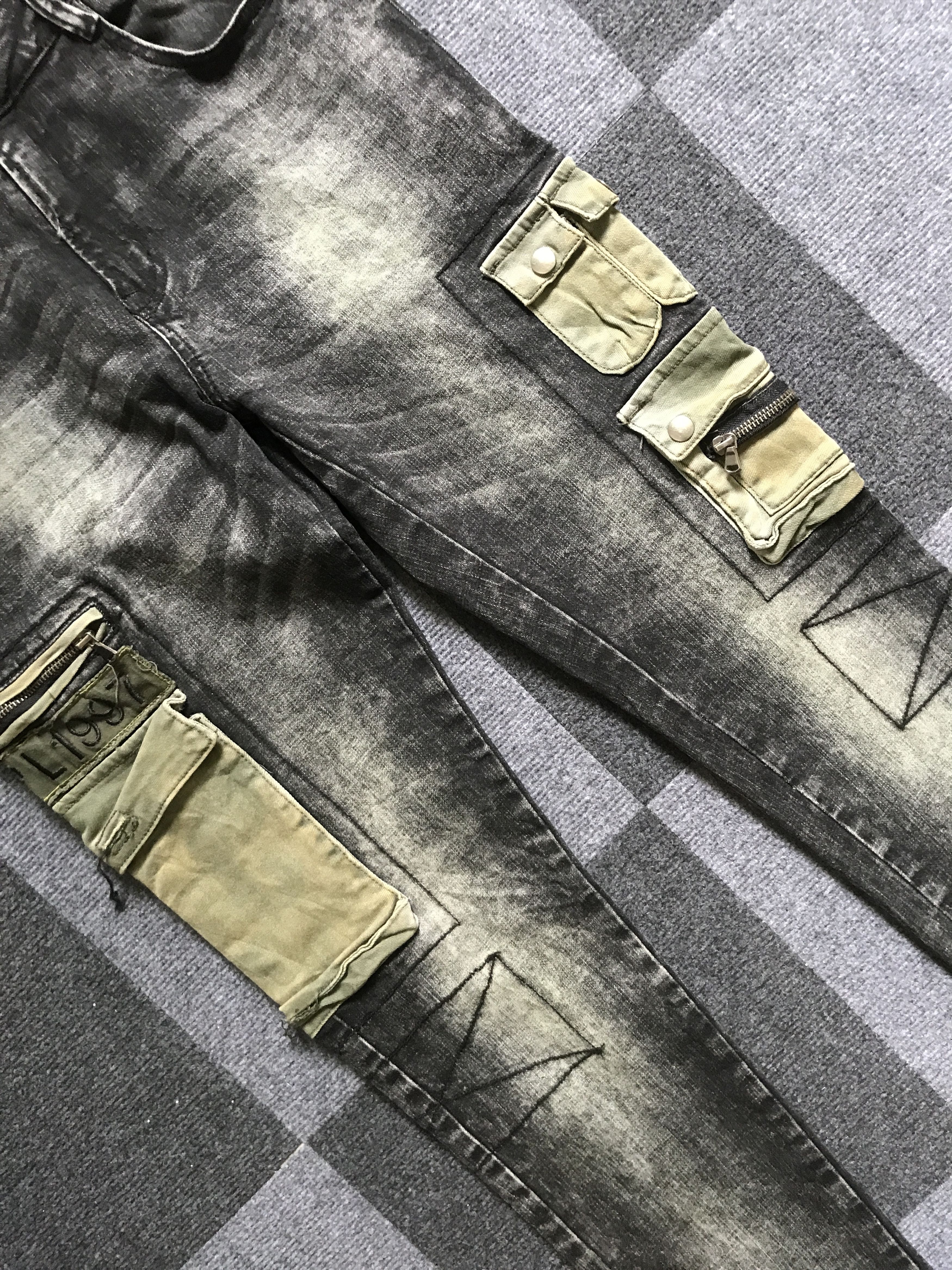 Seditionaries CP248 STAPLE Seditionaries Parachute Hybrid Skinny Jeans Size US 31 - 4 Thumbnail