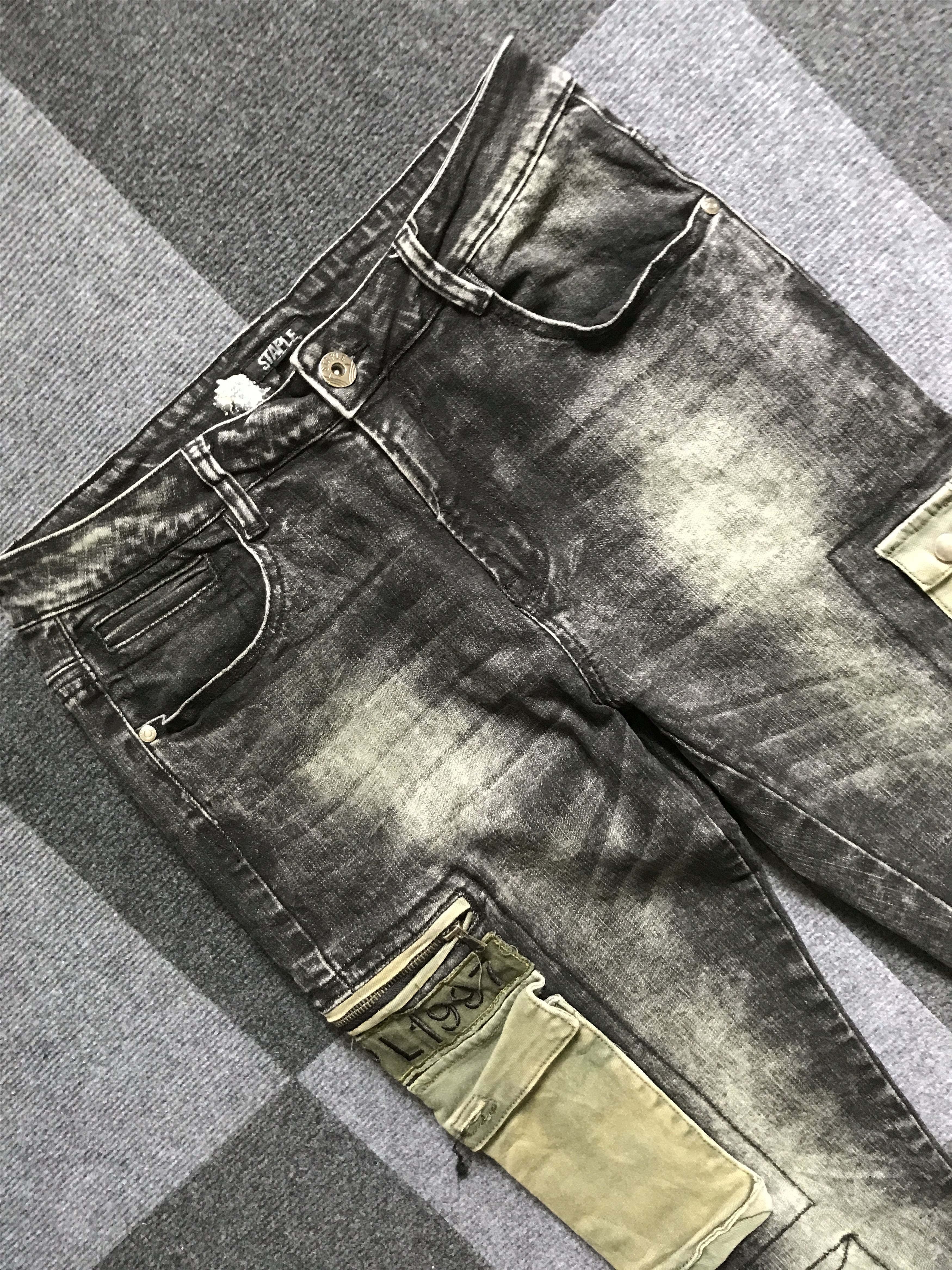 Seditionaries CP248 STAPLE Seditionaries Parachute Hybrid Skinny Jeans Size US 31 - 3 Thumbnail