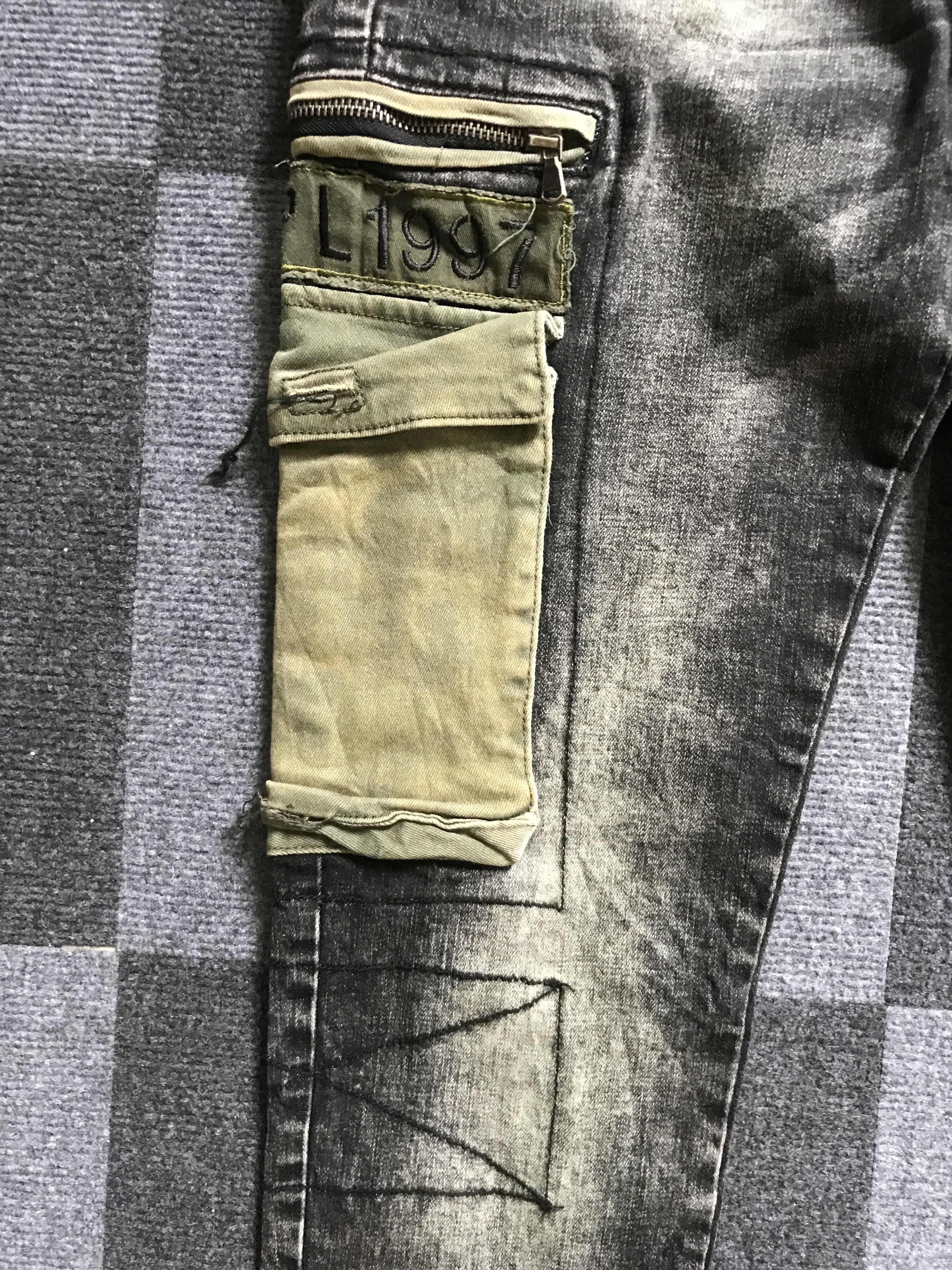Seditionaries CP248 STAPLE Seditionaries Parachute Hybrid Skinny Jeans Size US 31 - 9 Thumbnail