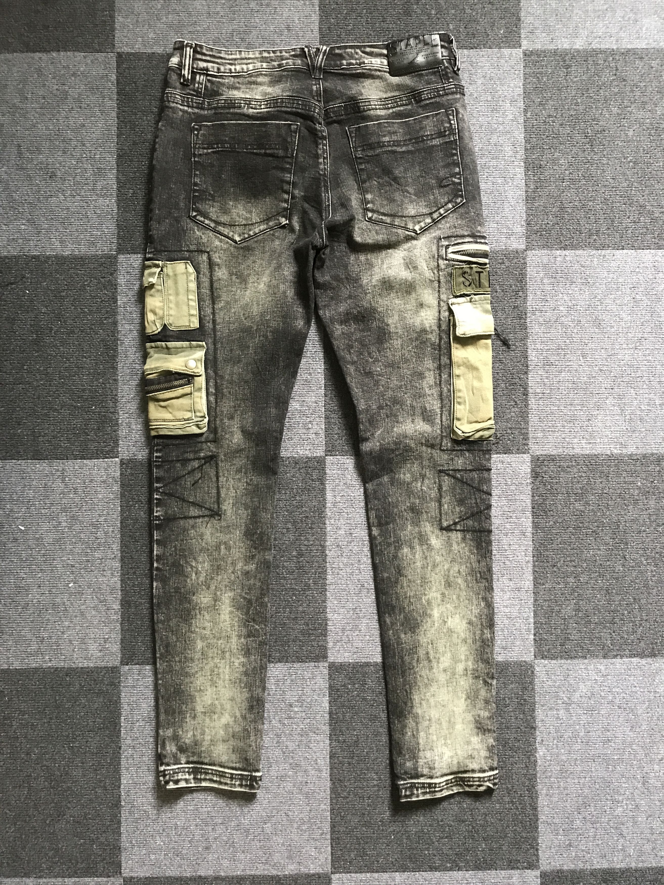Seditionaries CP248 STAPLE Seditionaries Parachute Hybrid Skinny Jeans Size US 31 - 12 Thumbnail