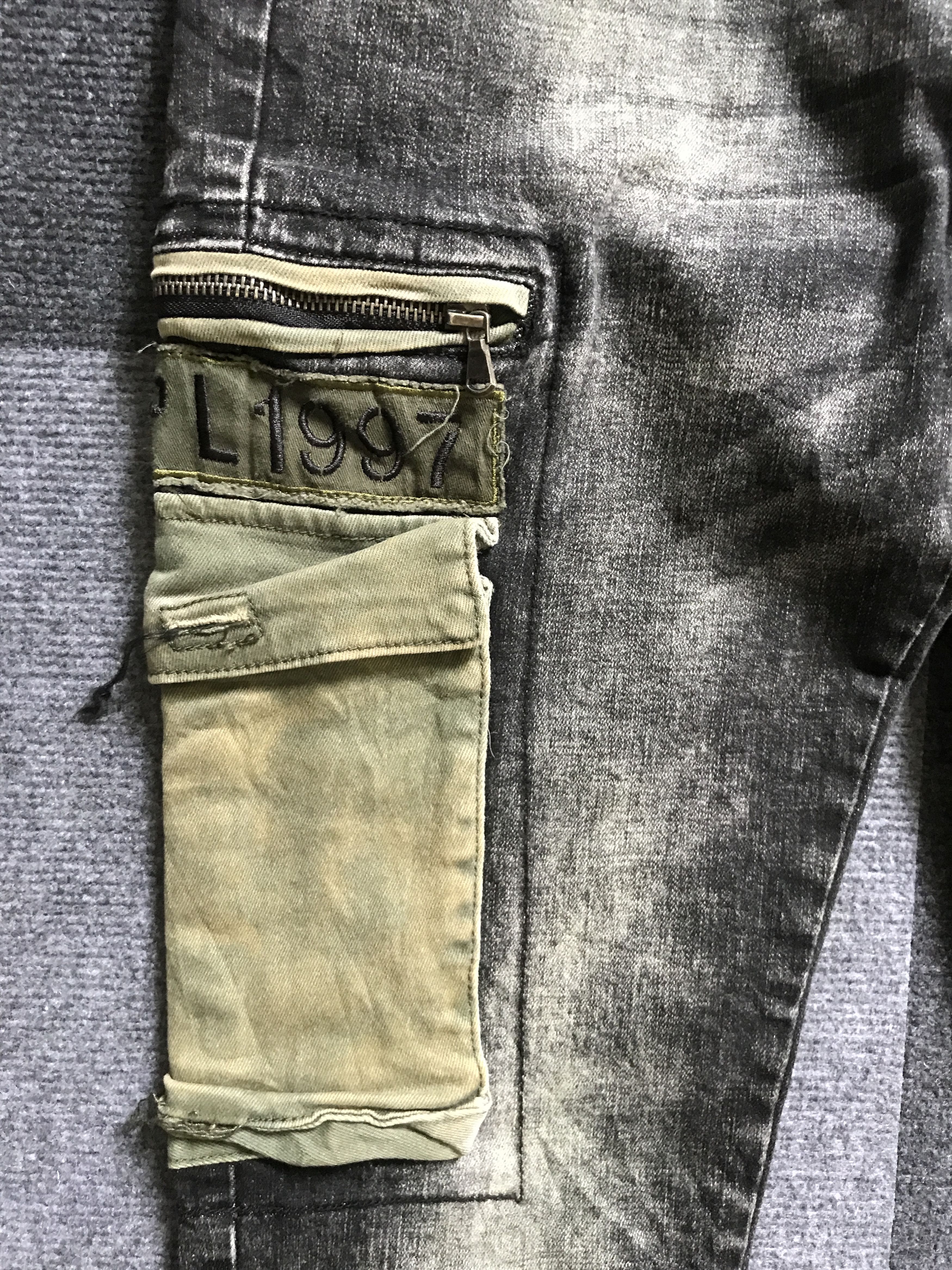 Seditionaries CP248 STAPLE Seditionaries Parachute Hybrid Skinny Jeans Size US 31 - 6 Thumbnail