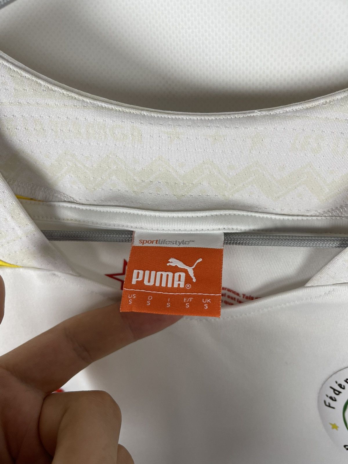 Puma Puma Senegal 2014 2015 home soccer jersey football shirt Size US S / EU 44-46 / 1 - 6 Thumbnail