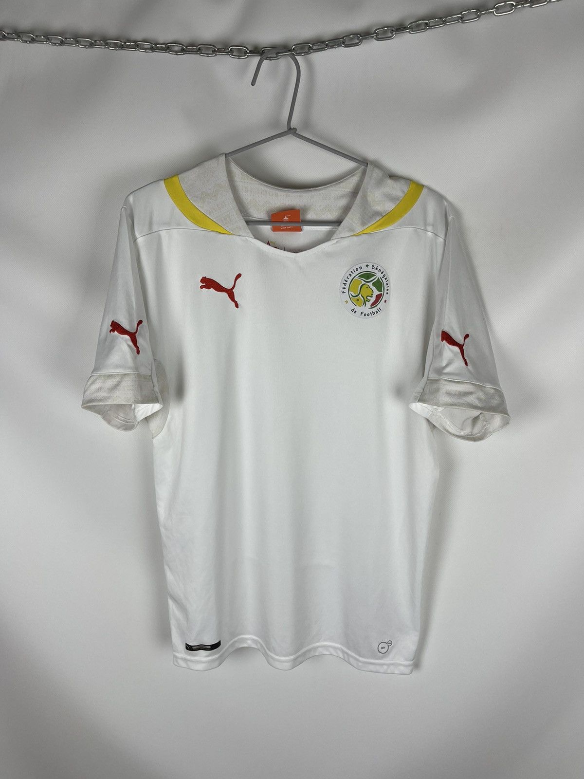 Puma Puma Senegal 2014 2015 home soccer jersey football shirt Size US S / EU 44-46 / 1 - 1 Thumbnail