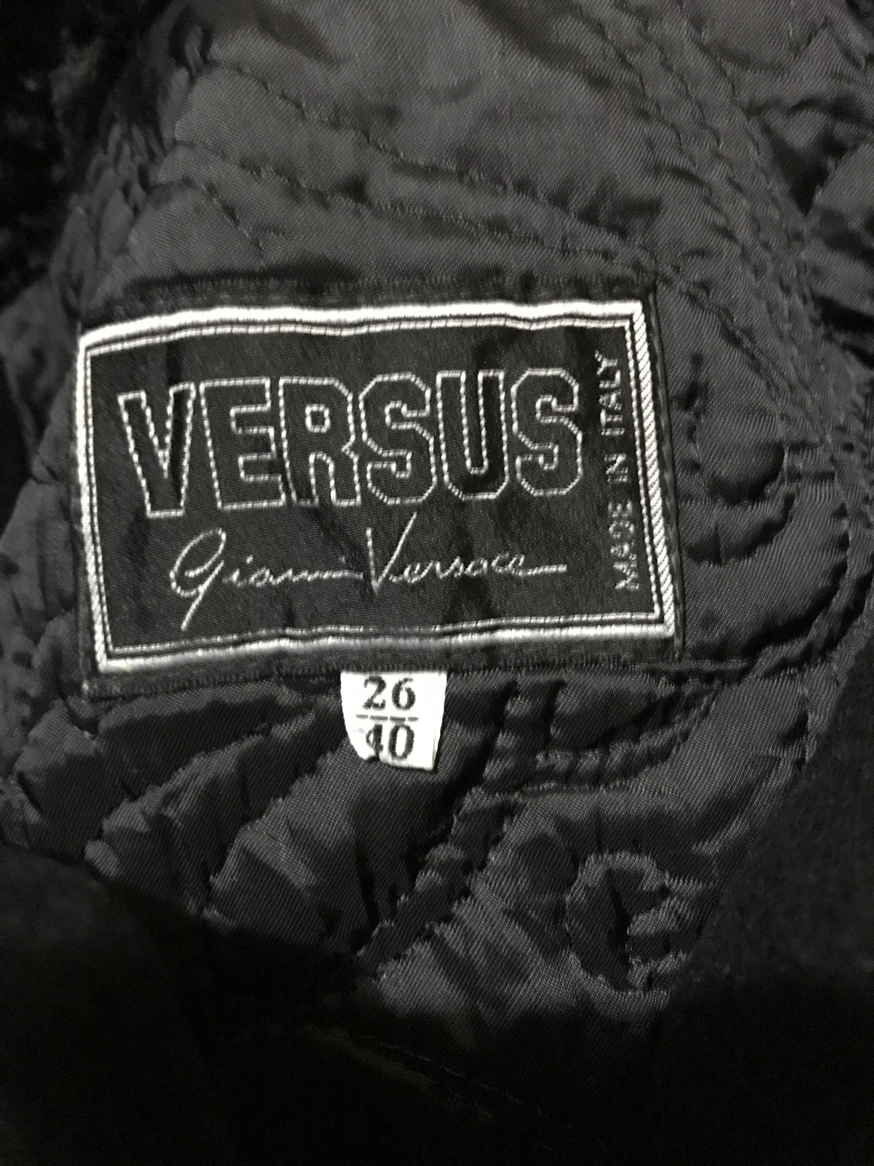 Versace Versus Gianni Versace Wool Duffle Hooded Jacket Size US L / EU 52-54 / 3 - 3 Thumbnail