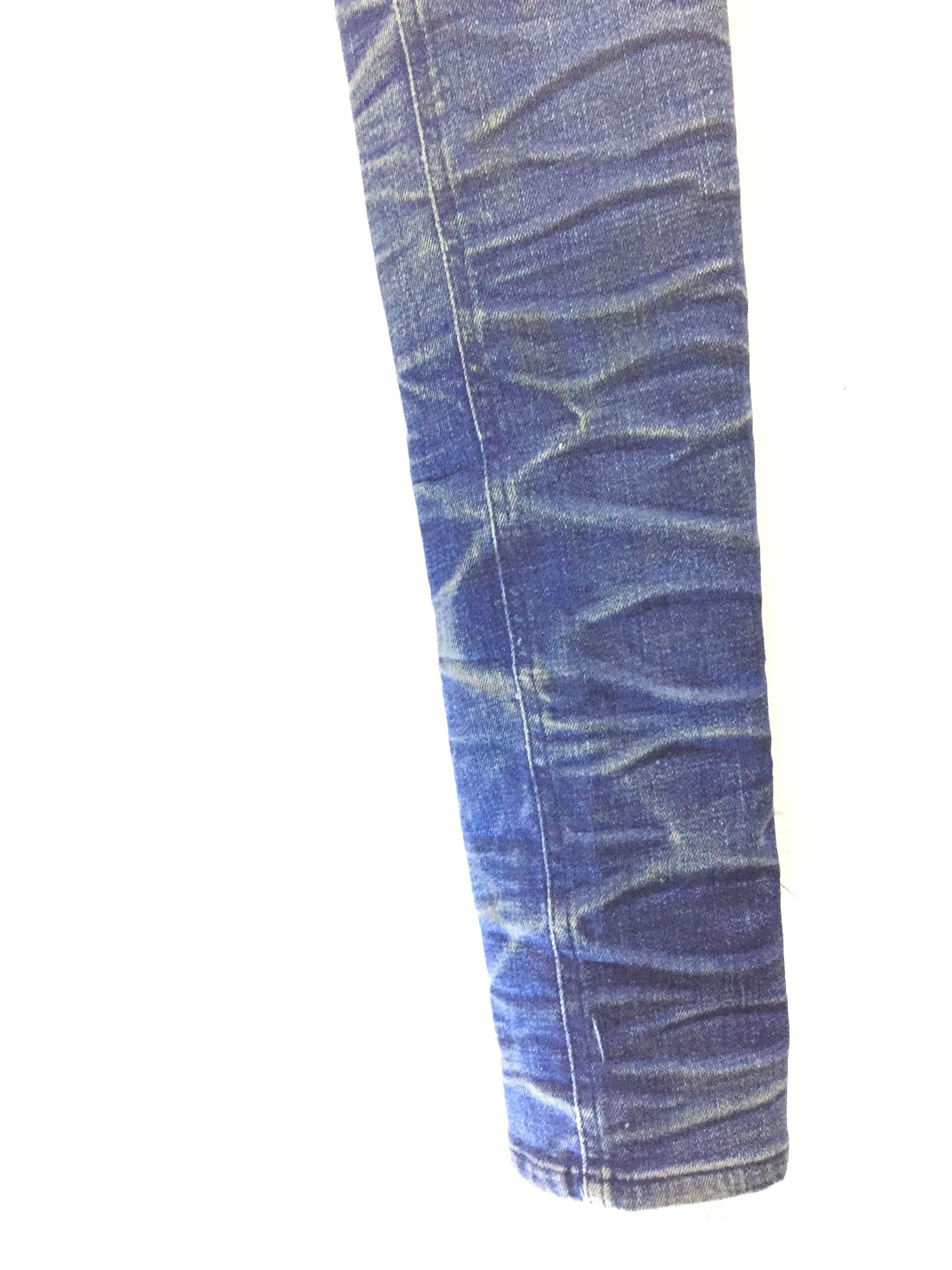 Tornado Mart 2000s MIDAS Japan faded-out distressed slim denim Size US 28 / EU 44 - 6 Thumbnail
