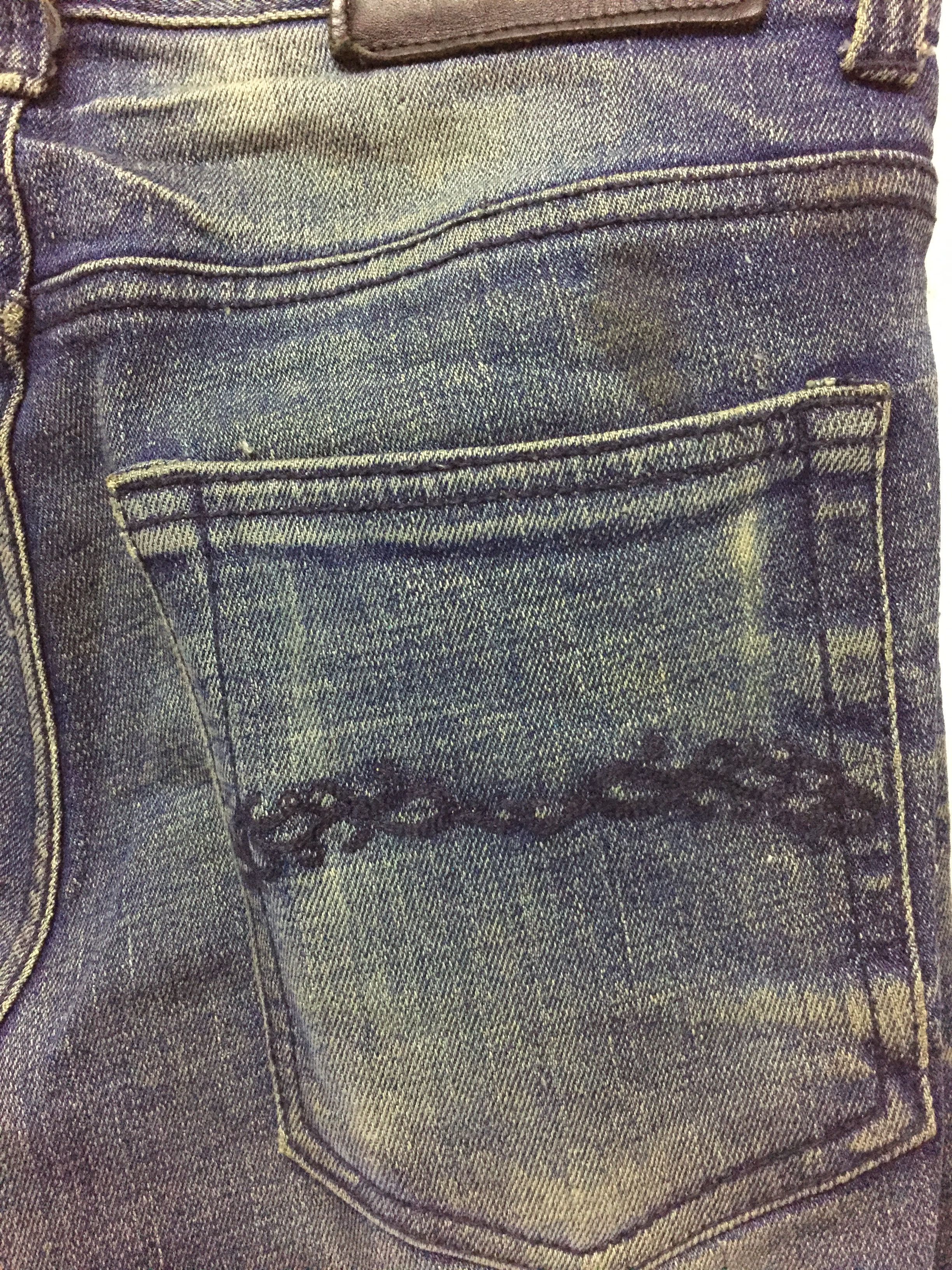 Tornado Mart 2000s MIDAS Japan faded-out distressed slim denim Size US 28 / EU 44 - 15 Thumbnail