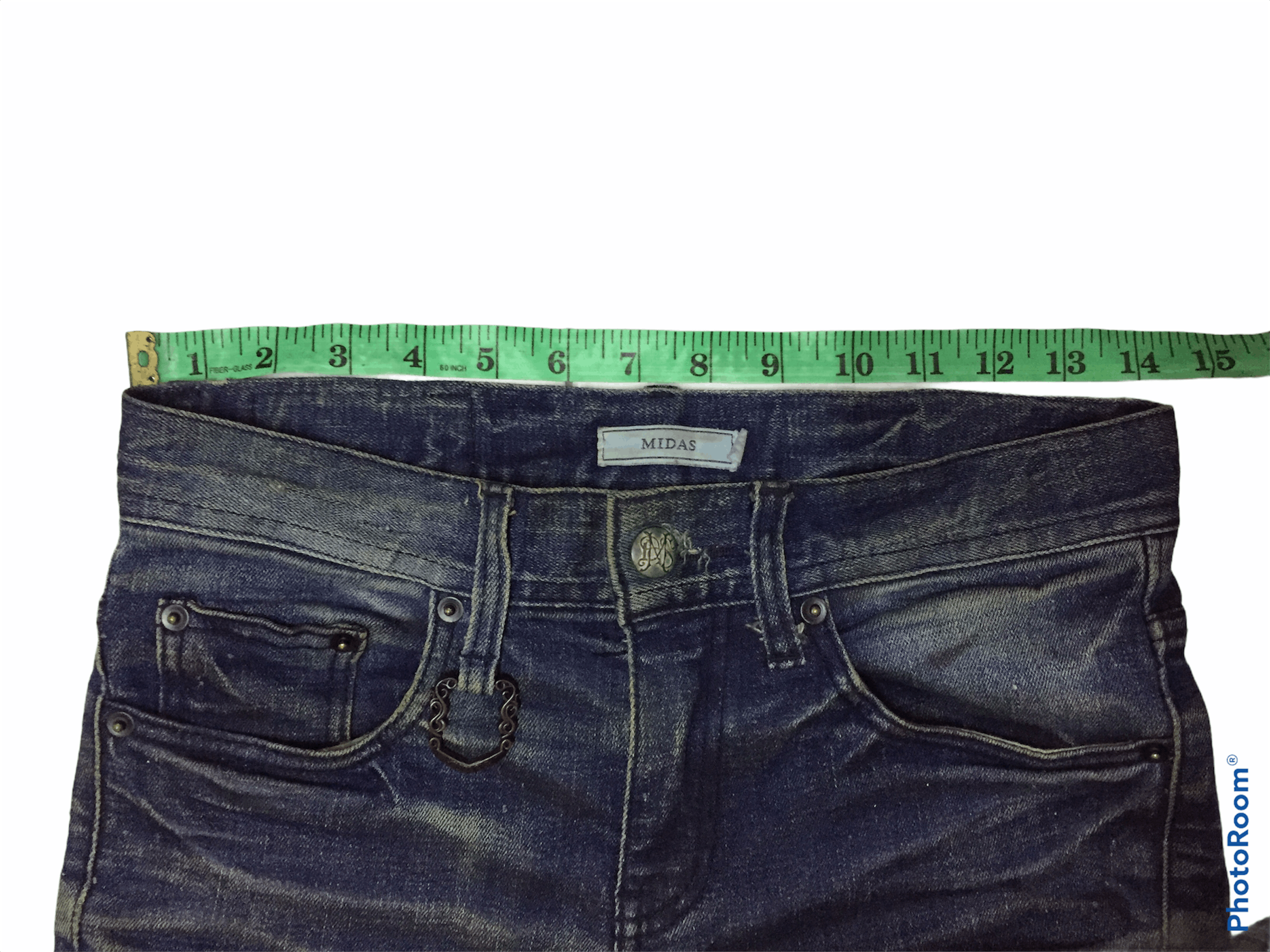 Tornado Mart 2000s MIDAS Japan faded-out distressed slim denim Size US 28 / EU 44 - 20 Thumbnail