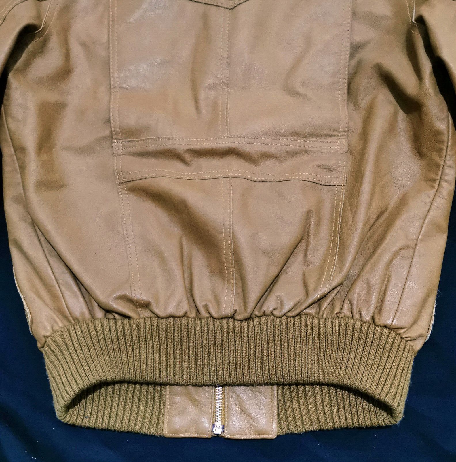 ジャケット・アウター bali barret leather jkt made in France Vintage BALI BARRET Leather Bomber jacket . France.