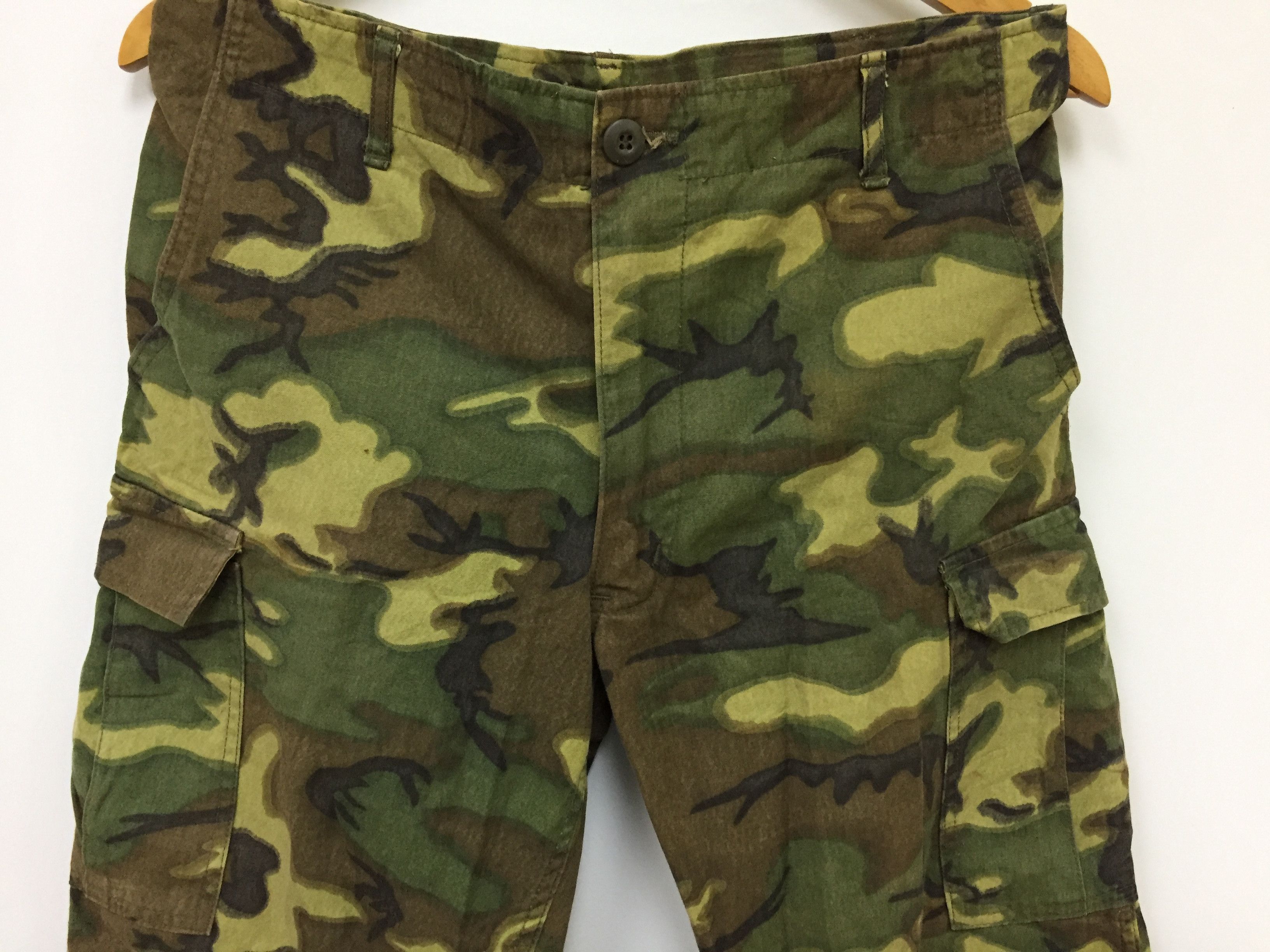 Wtaps Vtg HOUSTON camouflage Tactical Adjustable Drawstring Hem Size US 31 - 3 Thumbnail