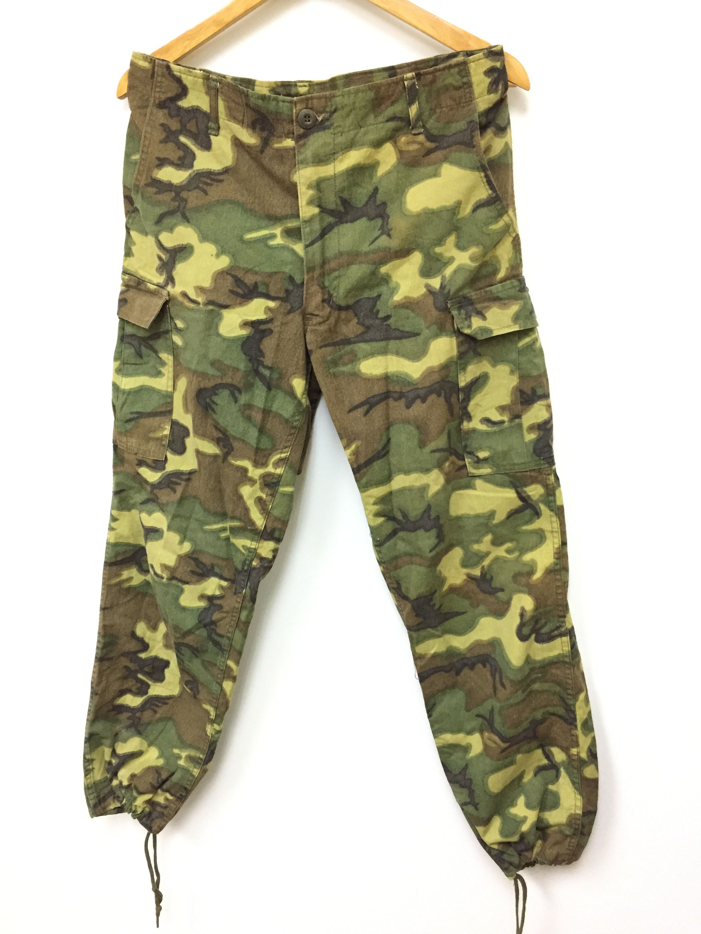 Wtaps Vtg HOUSTON camouflage Tactical Adjustable Drawstring Hem Size US 31 - 1 Thumbnail