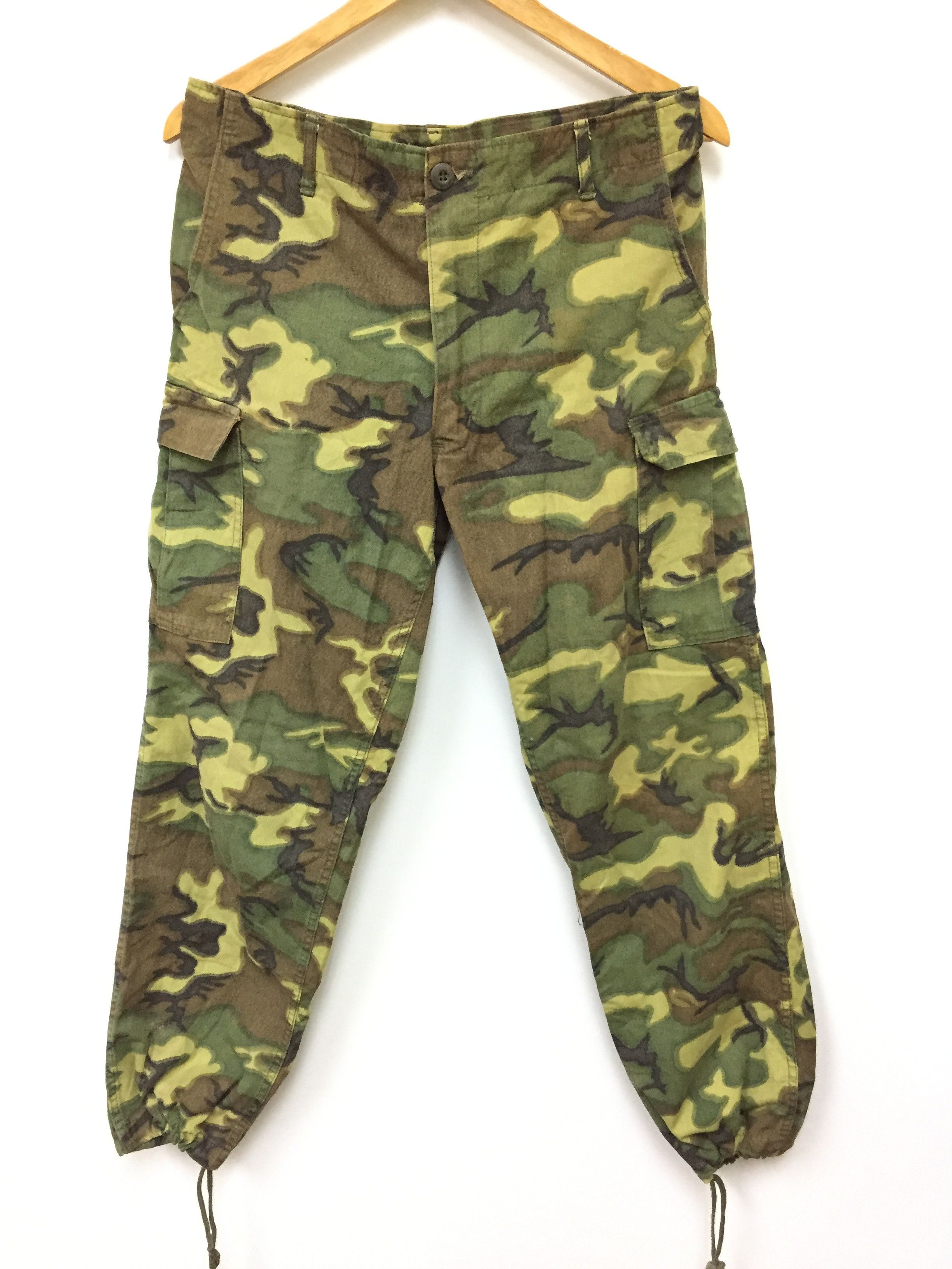 Wtaps Vtg HOUSTON camouflage Tactical Adjustable Drawstring Hem Size US 31 - 2 Thumbnail