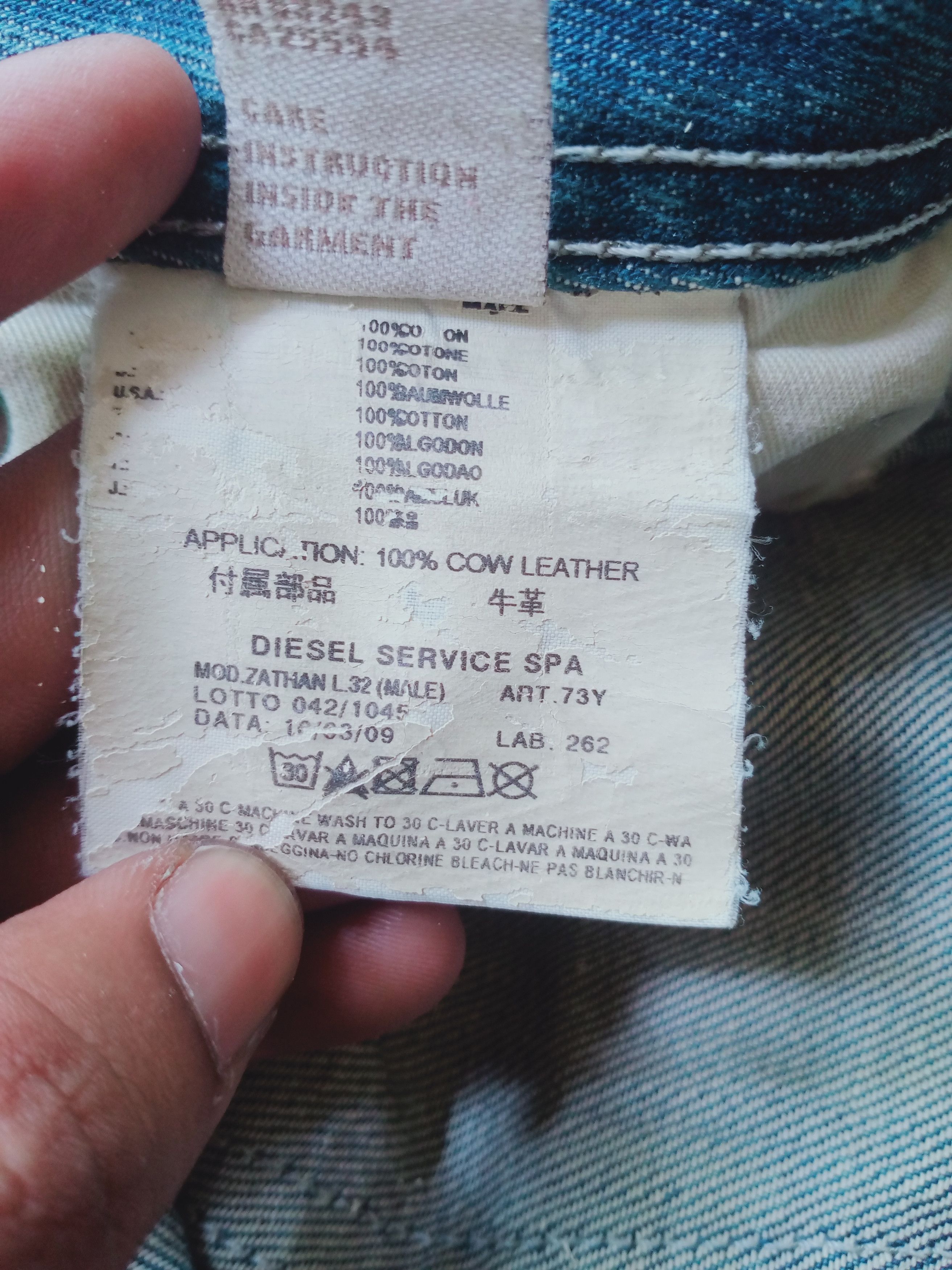 Diesel Diesel distressed denim made in italy Size US 32 / EU 48 - 14 Thumbnail