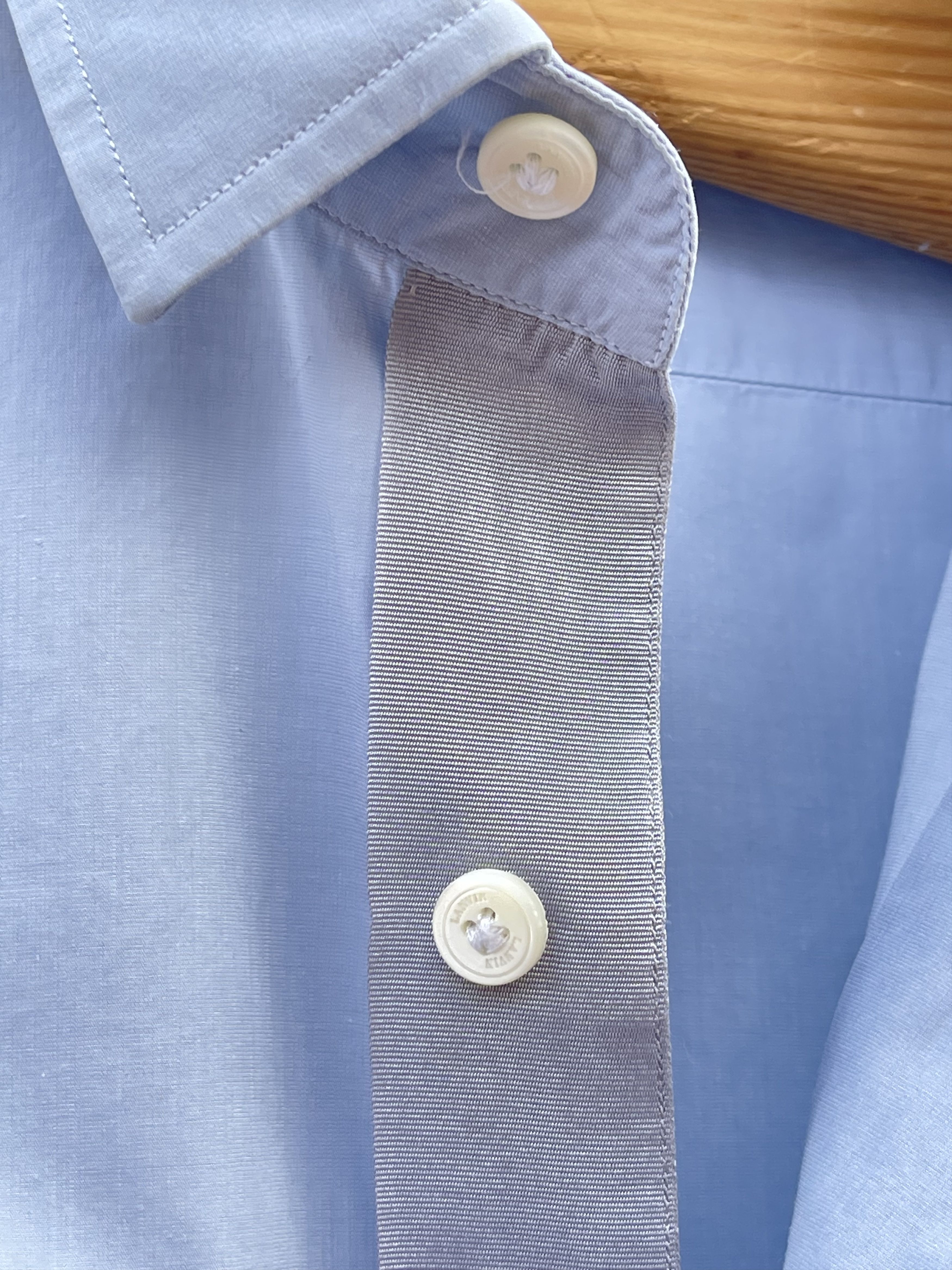 Lanvin 🔥Lanvin shirt light cotton blue size Small Size US S / EU 44-46 / 1 - 7 Thumbnail
