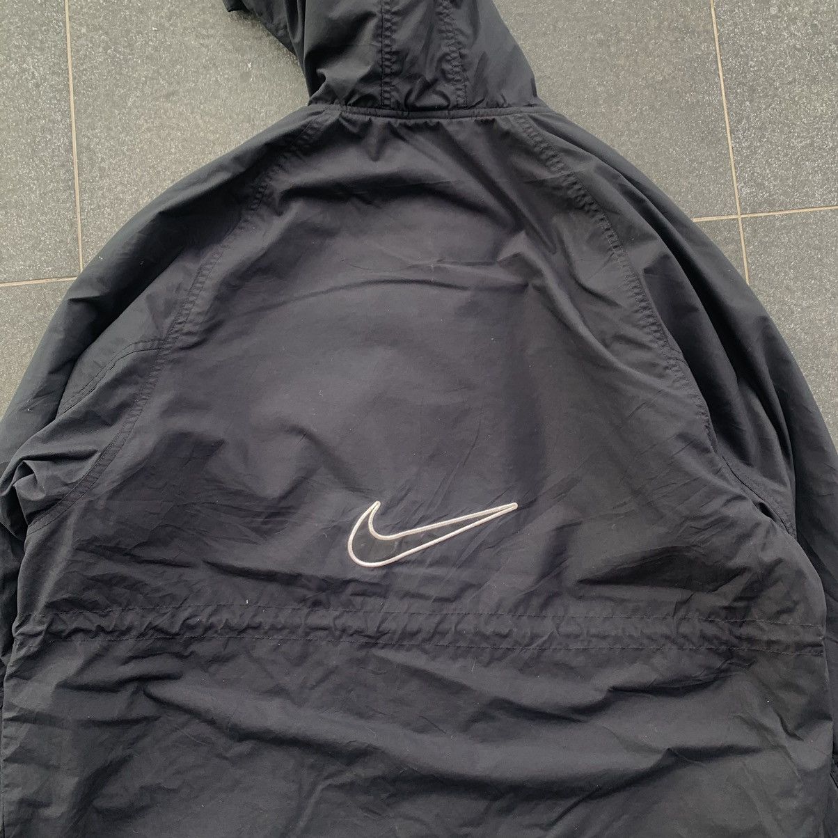 Nike Vintage NIKE Centre Logo Winter Fleece Parka Jacket Size US XL / EU 56 / 4 - 4 Thumbnail