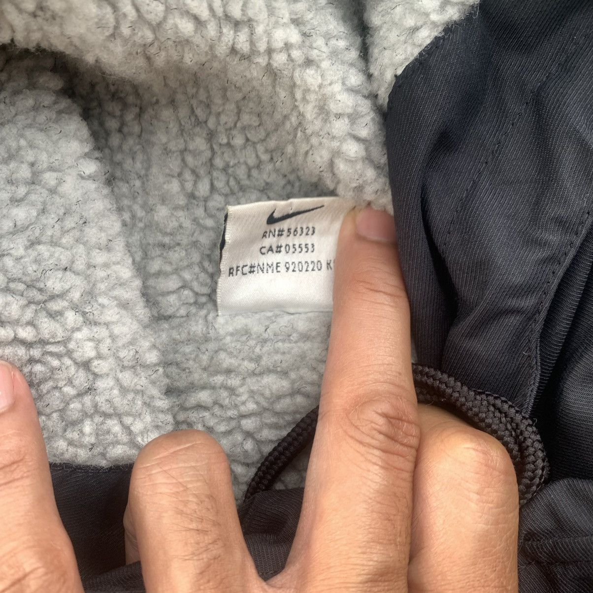 Nike Vintage NIKE Centre Logo Winter Fleece Parka Jacket Size US XL / EU 56 / 4 - 9 Thumbnail