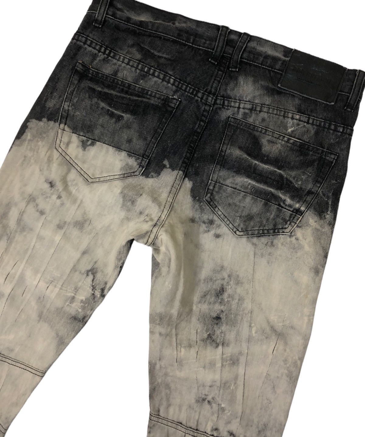Japanese Brand Japanese Brand Odd Culture Acid Wash Biker Style Jeans Size US 35 - 9 Thumbnail