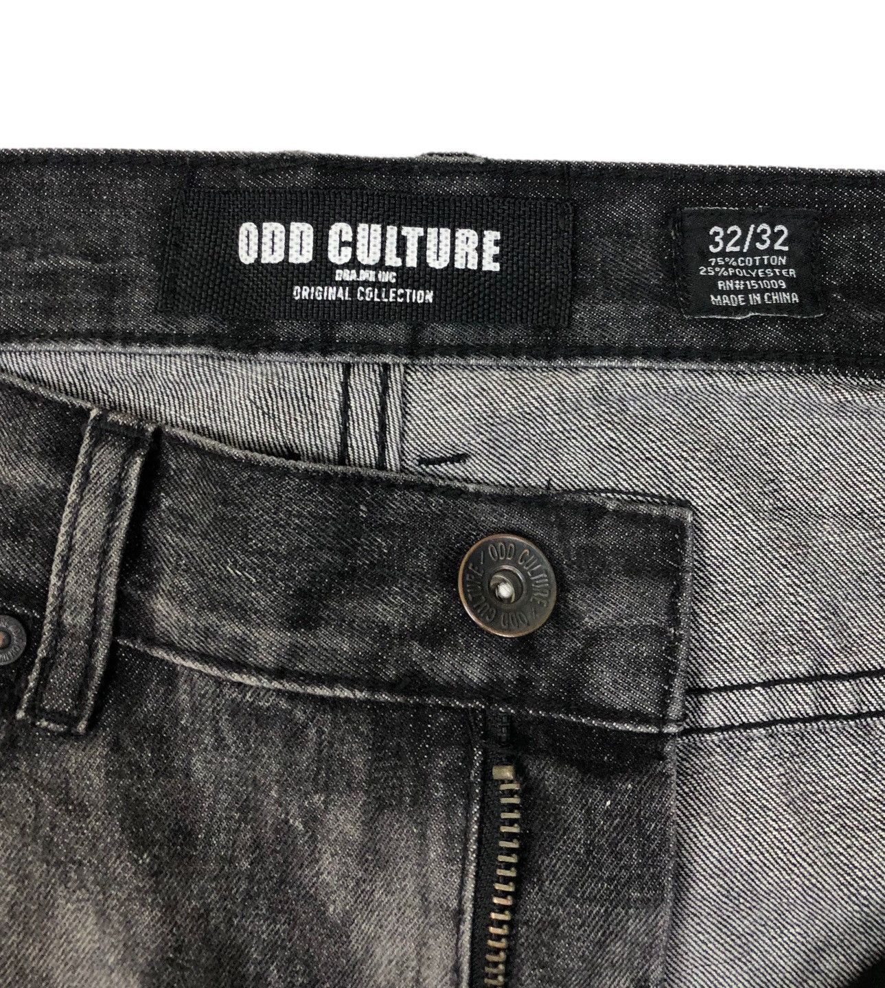 Japanese Brand Japanese Brand Odd Culture Acid Wash Biker Style Jeans Size US 35 - 11 Thumbnail