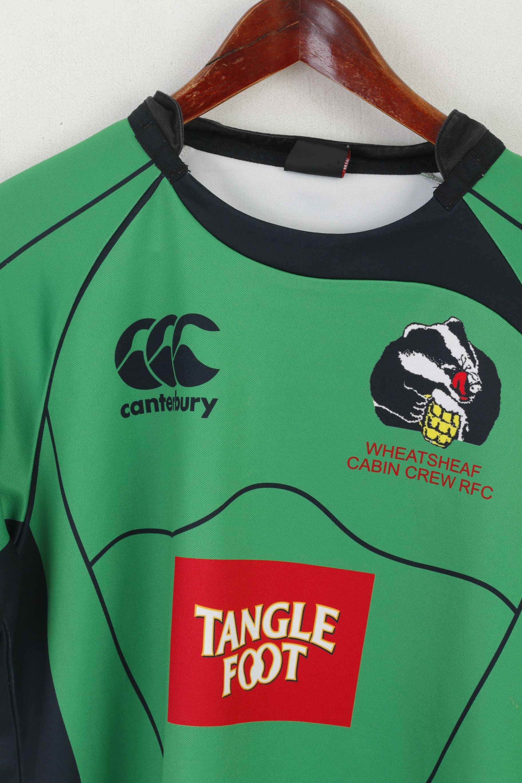 Canterbury of New Zealand × Vintage Canterbury Of New Zealand Men M Shirt Green Wheatsheaf 6159 Size US M / EU 48-50 / 2 - 2 Thumbnail