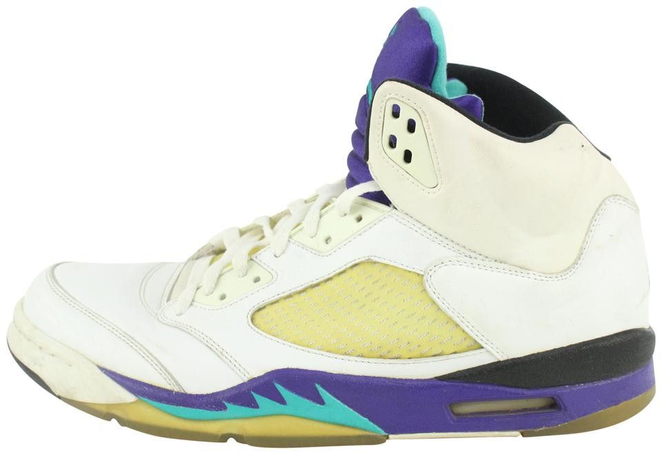 Nike Grape White Air Jordan 5 V Sneaker 314259-131