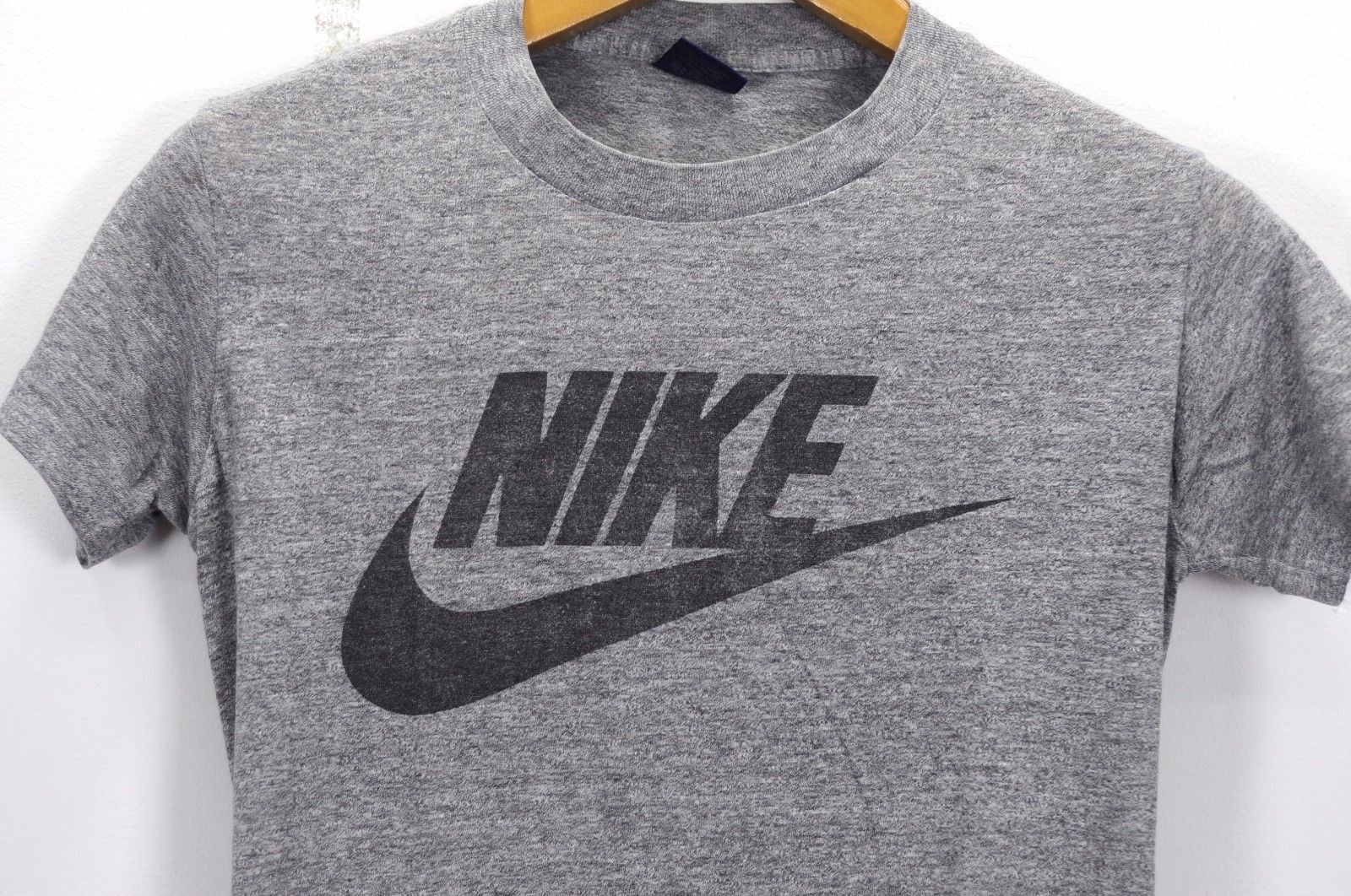 Vintage Nike Blue Tag t shirt Swoosh Sportswear Rayon