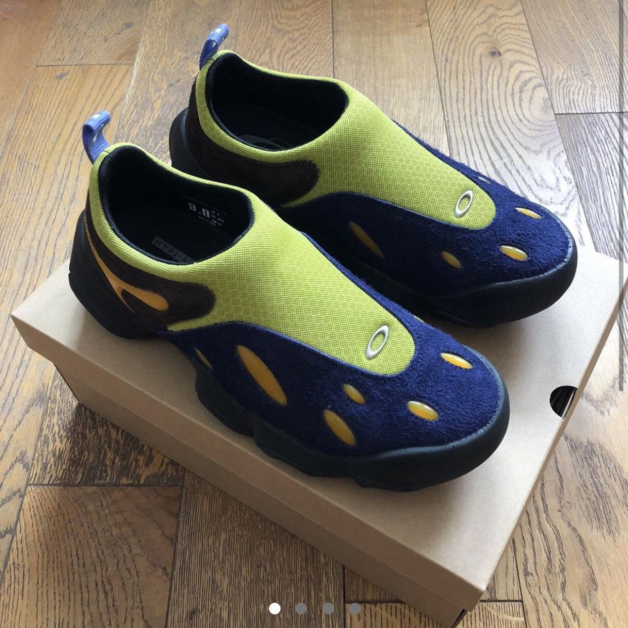 Brain Dead x Oakley Factory Team Flesh Low Top Sneakers